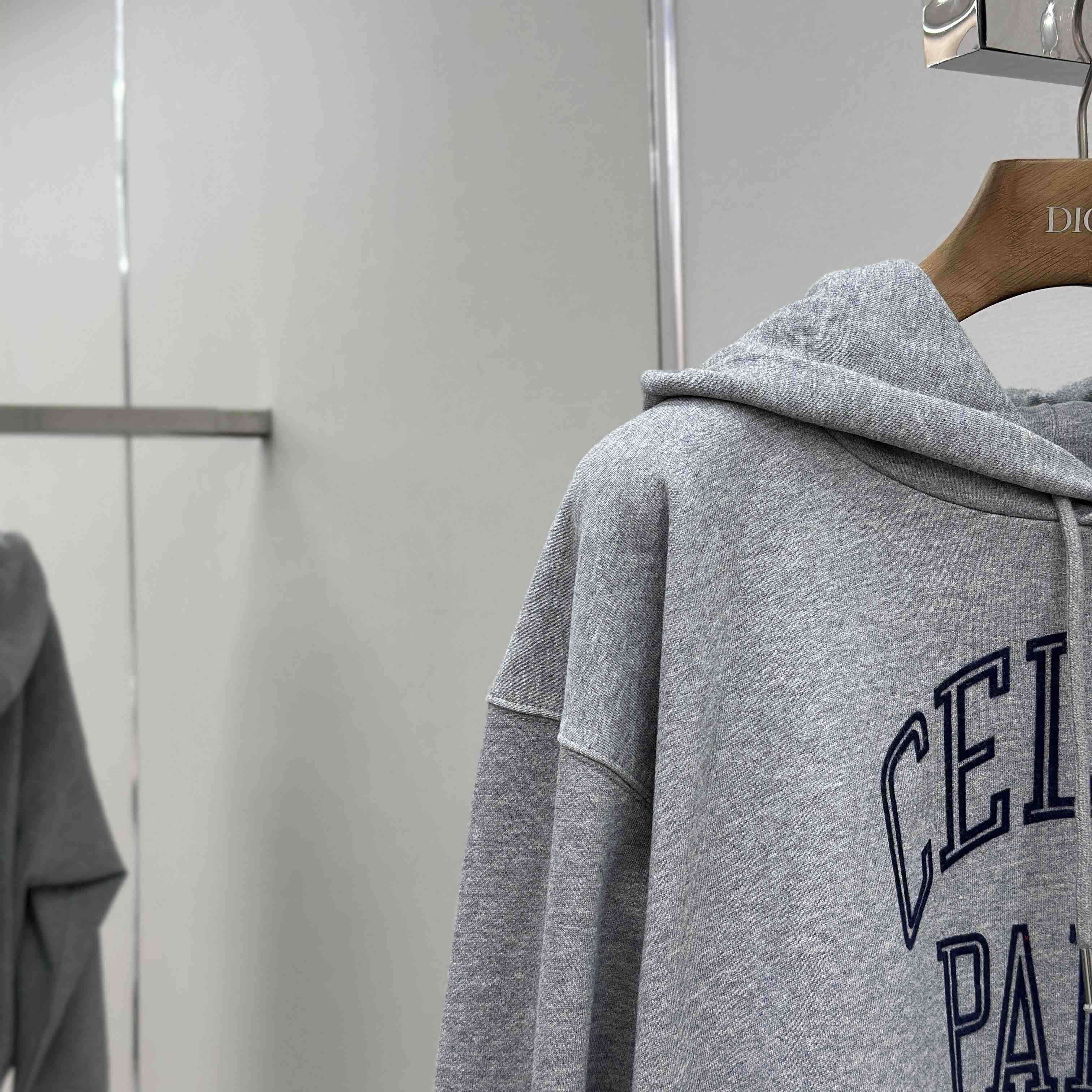 Celine Loose Hoodie In Cotton Fleece - EUR FASHION