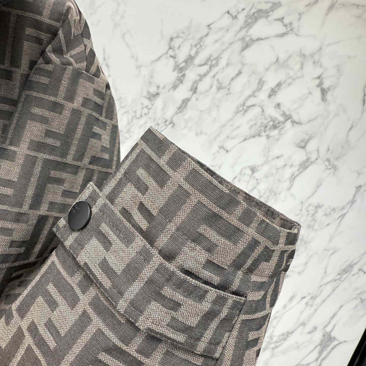 Fendi 'FF Denim Tech' Padded Jacket - EUR FASHION