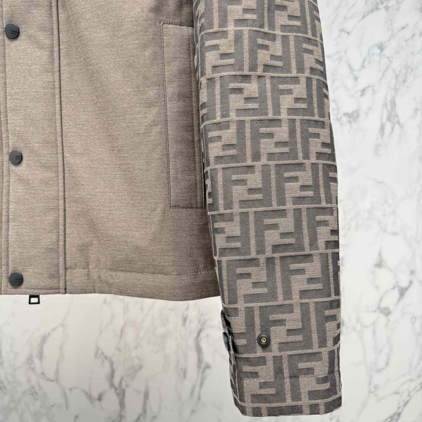 Fendi 'FF Denim Tech' Padded Jacket - EUR FASHION