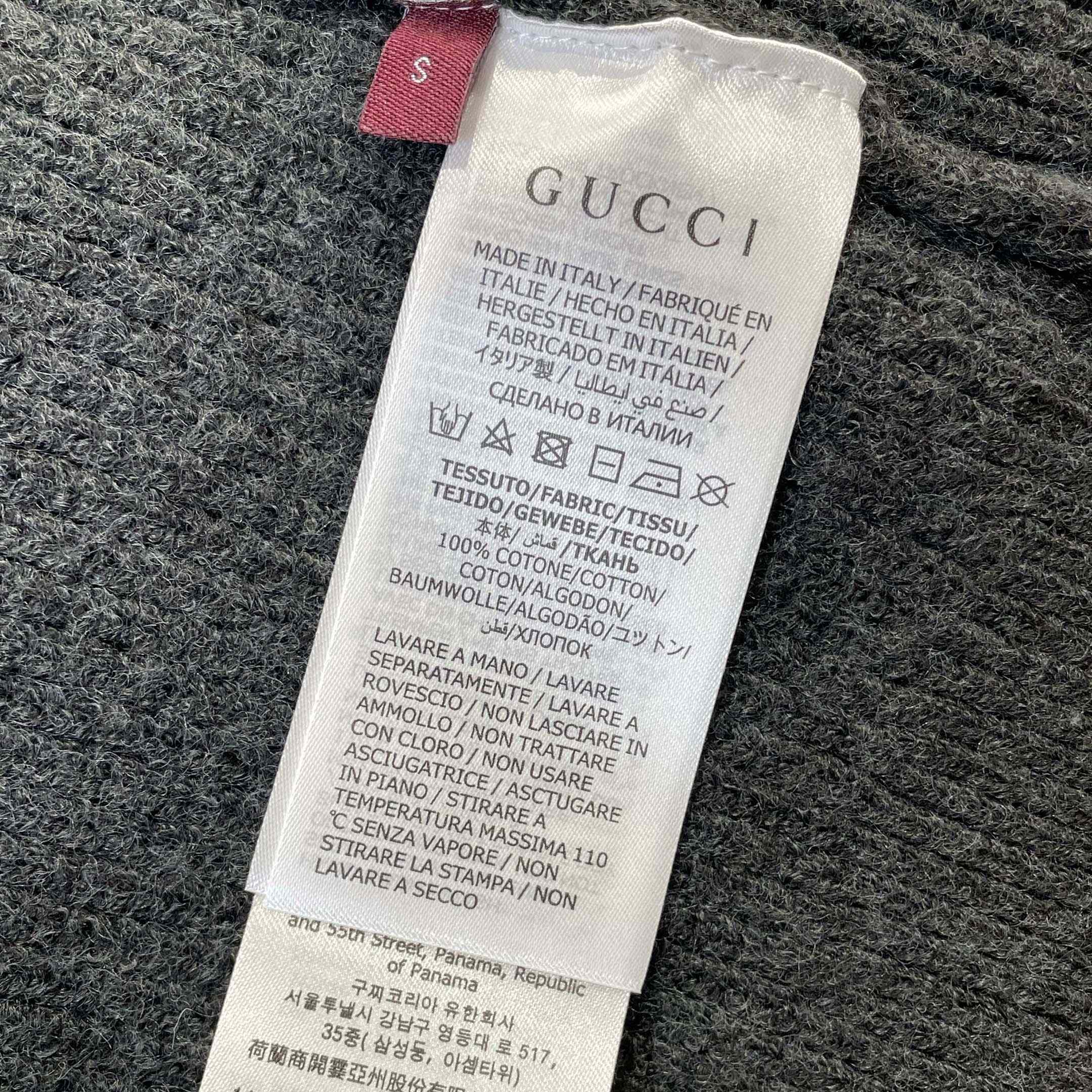 Gucci Wool Cashmere Rib Knit Sweater - EUR FASHION