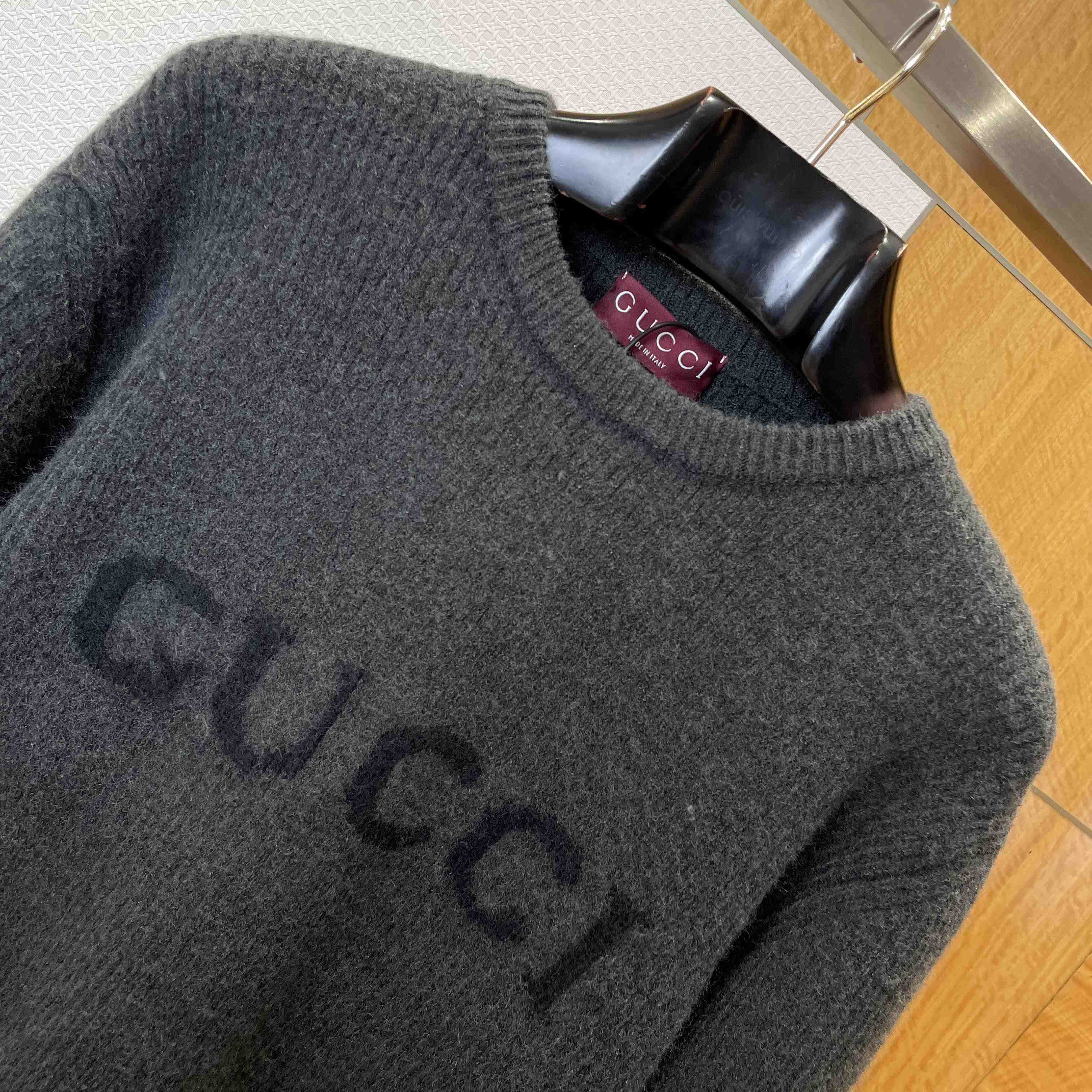 Gucci Wool Cashmere Rib Knit Sweater - EUR FASHION