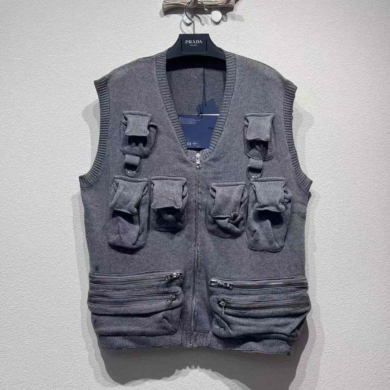 Prada Shetland Wool Sweater Vest - EUR FASHION
