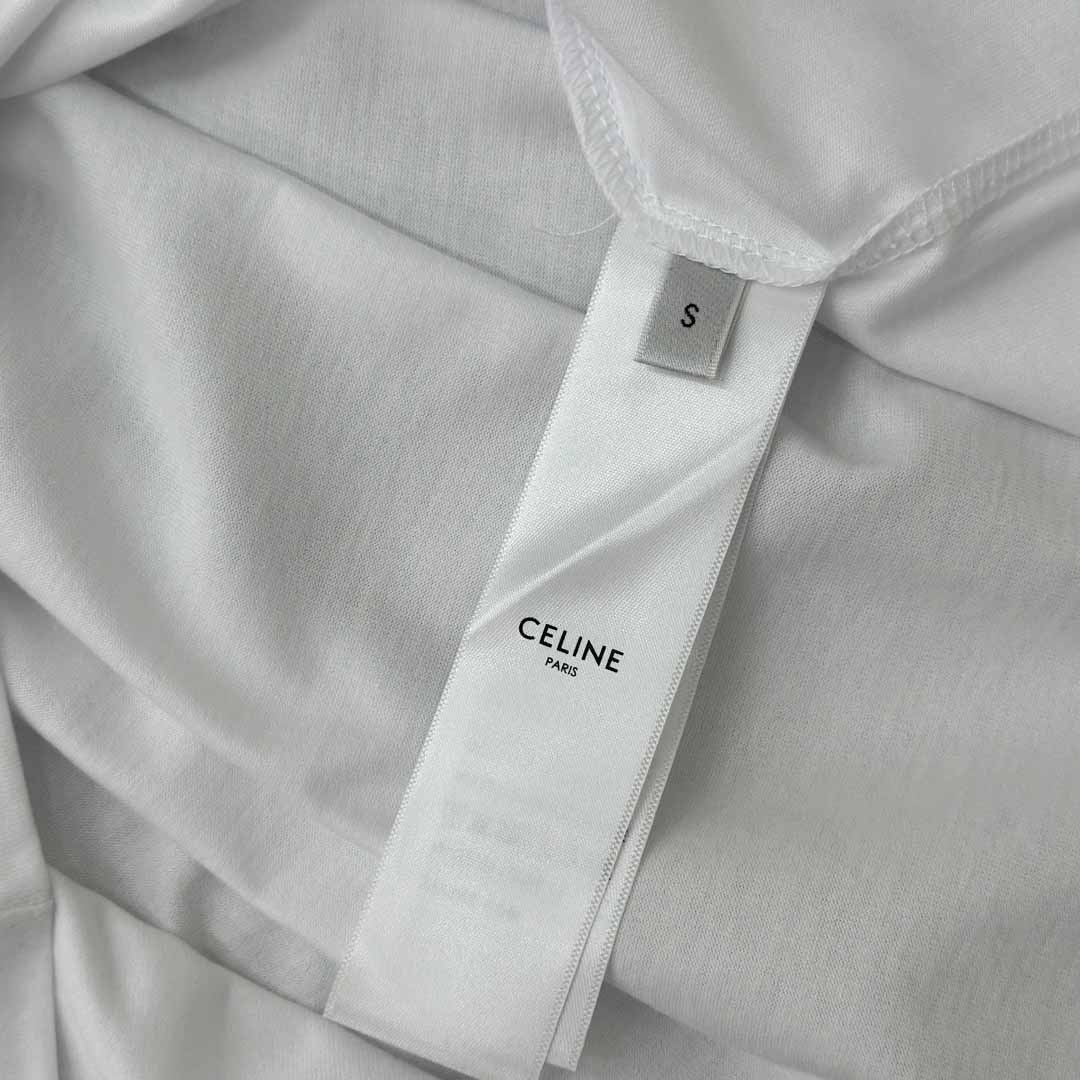 Celine Loose T-shirt In Cotton Jersey - EUR FASHION