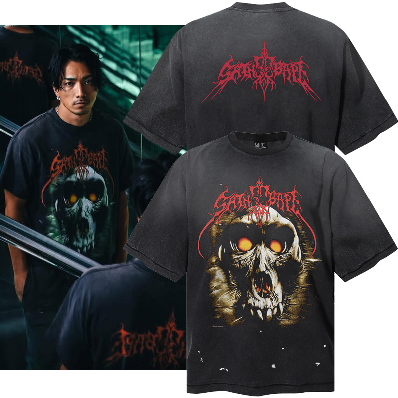 Saint Michael Zange Washed T-shirt - EUR FASHION