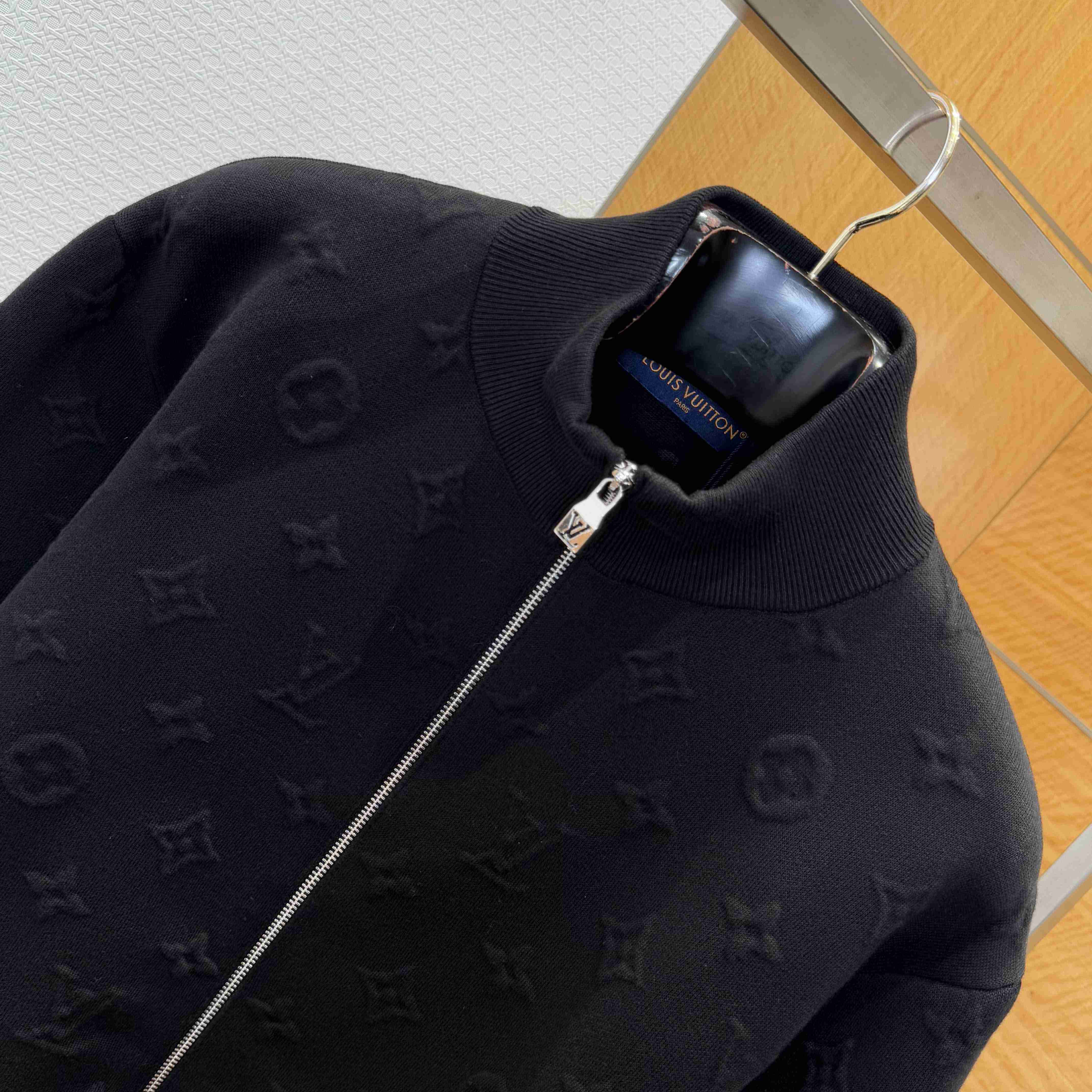 Louis Vuitton Embossed Monogram Jersey Tracksuit Top    - EUR FASHION