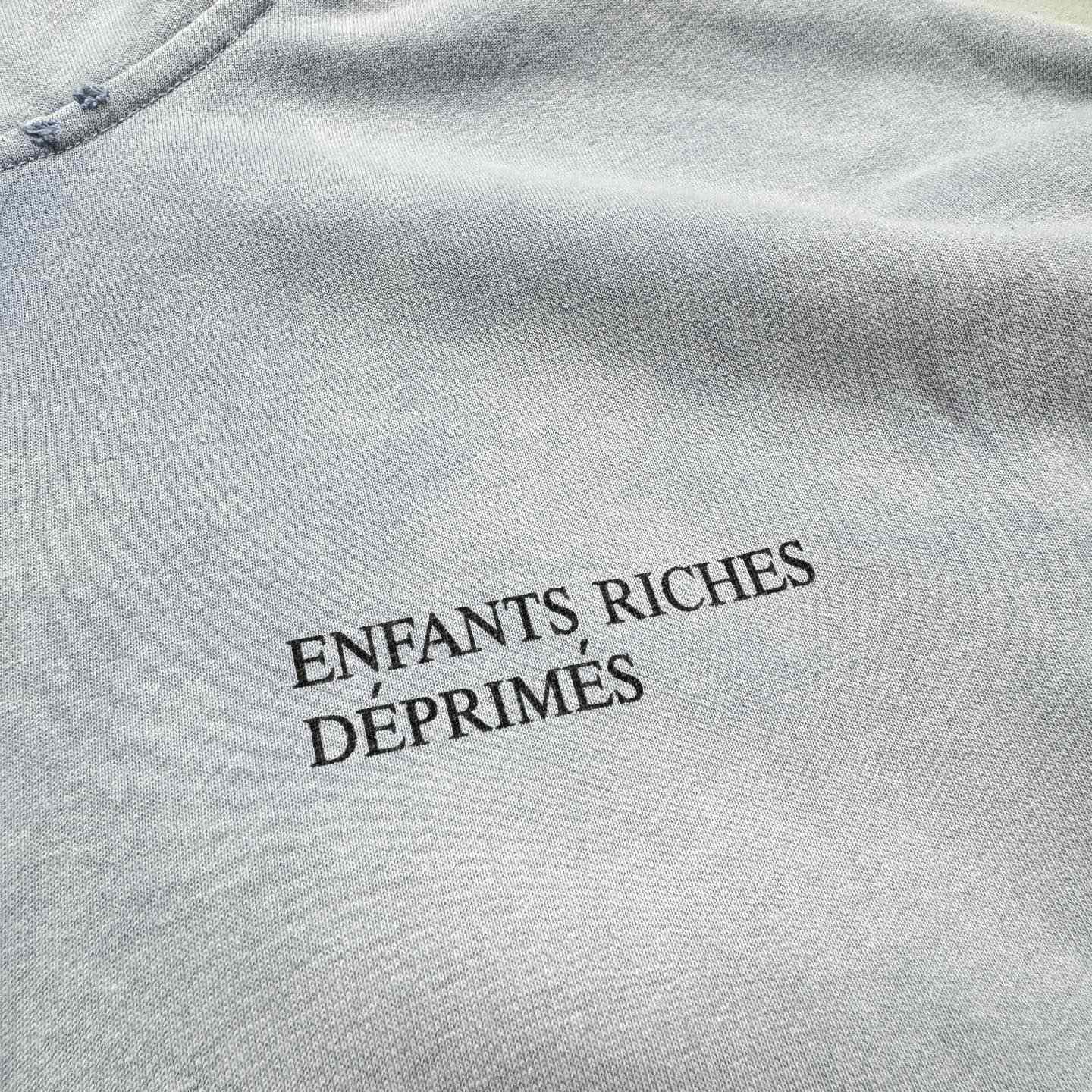 Enfants Riches Déprimés Cotton Jersey Zip-Up Hoodie - EUR FASHION