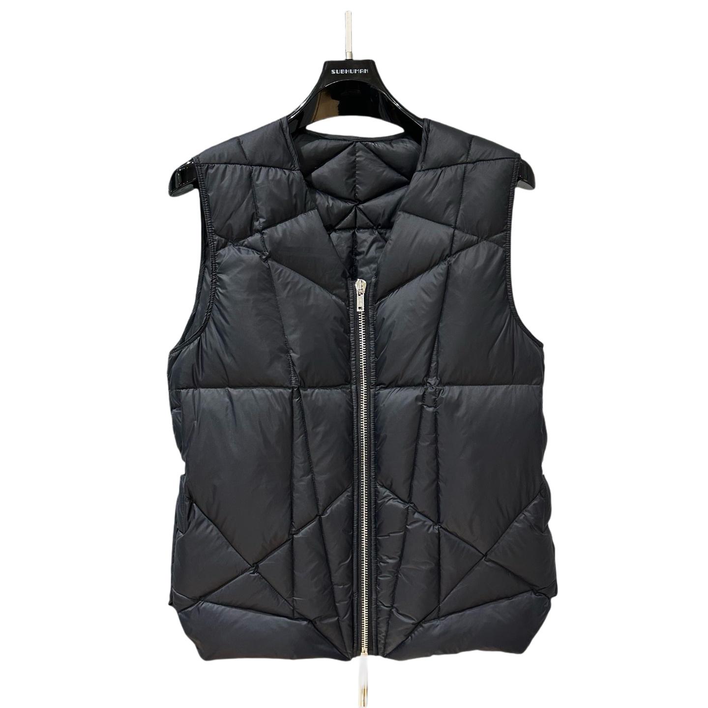 Rick Owens Quilted Down Puffer Vest - EUR FASHION