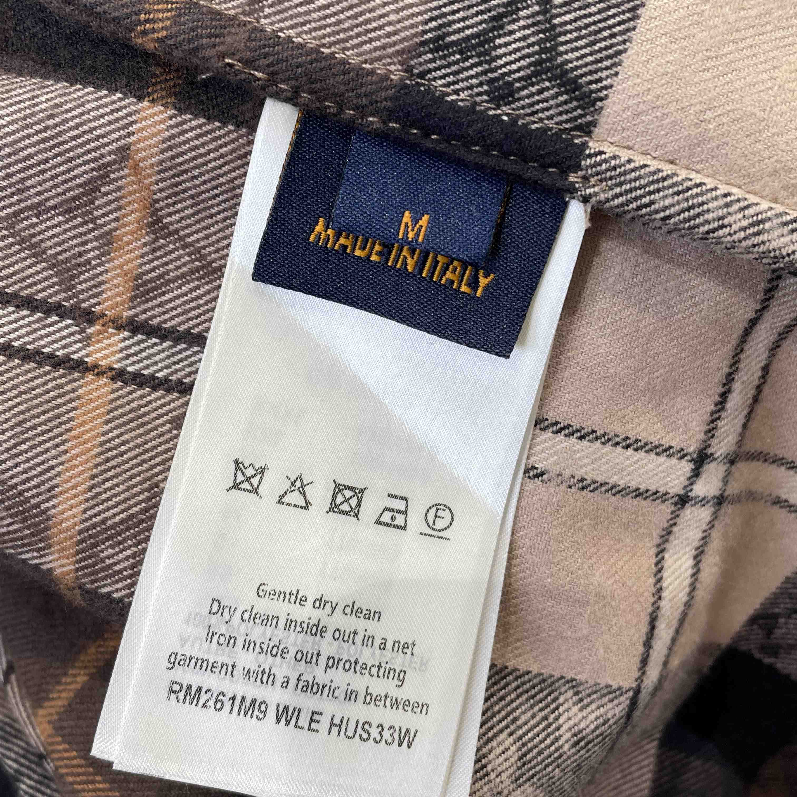 Louis Vuitton Monogram Flannel Long-Sleeved Polo Shirt   1AIKAJ - EUR FASHION