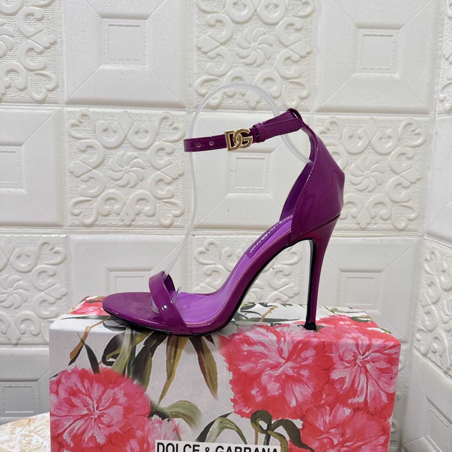 Dolce & Gabbana DNA 105mm Ankle-strap Stiletto Sandals - EUR FASHION