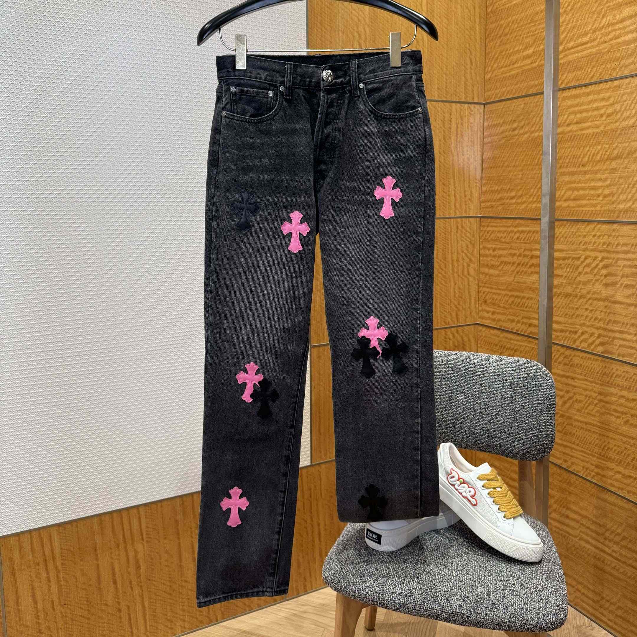 Chrome Hearts Jeans - EUR FASHION