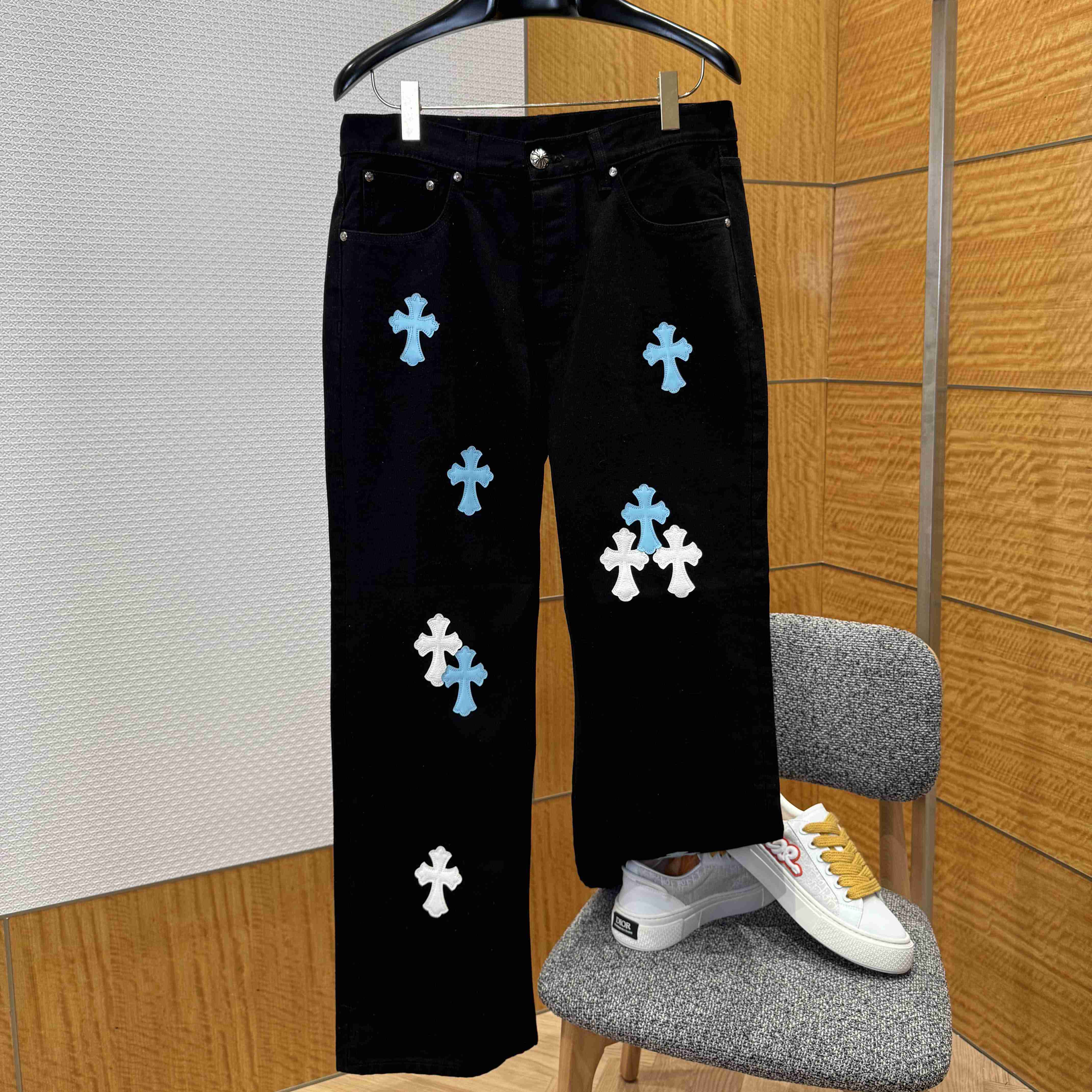 Chrome Hearts Jeans - EUR FASHION