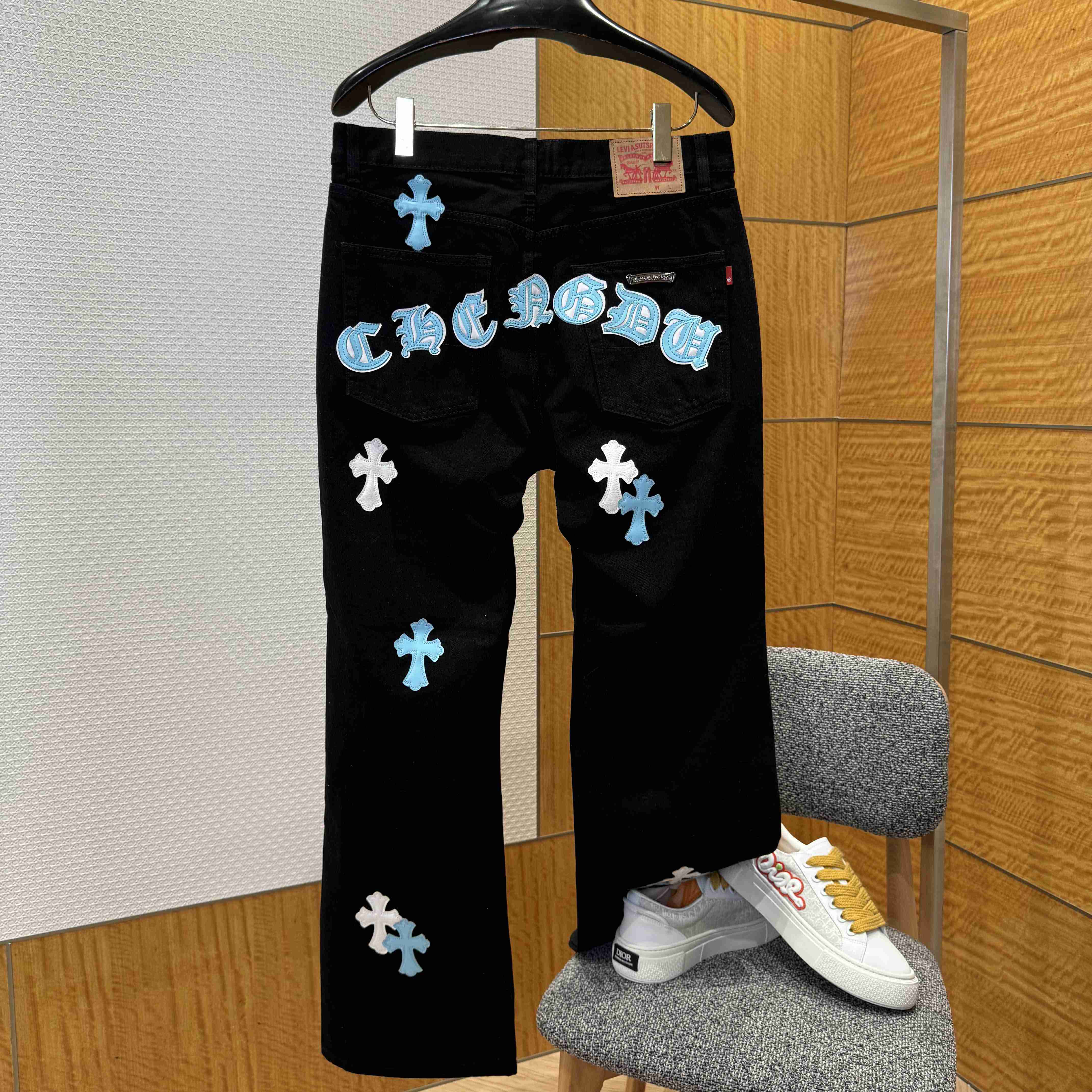 Chrome Hearts Jeans - EUR FASHION