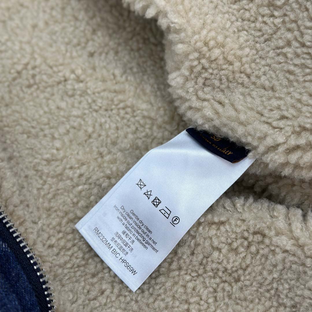 Louis Vuitton Denim Fleece Blouson   1AGINP - EUR FASHION