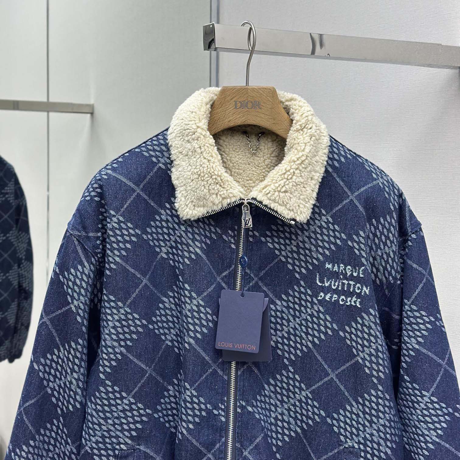 Louis Vuitton Denim Fleece Blouson   1AGINP - EUR FASHION