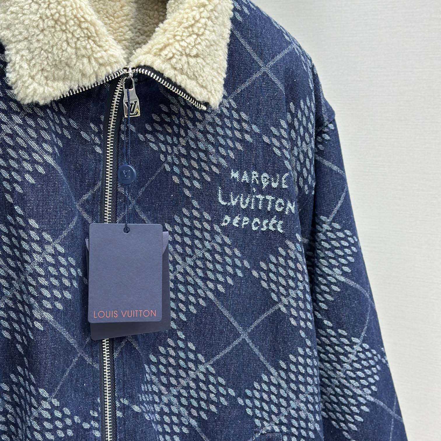 Louis Vuitton Denim Fleece Blouson   1AGINP - EUR FASHION
