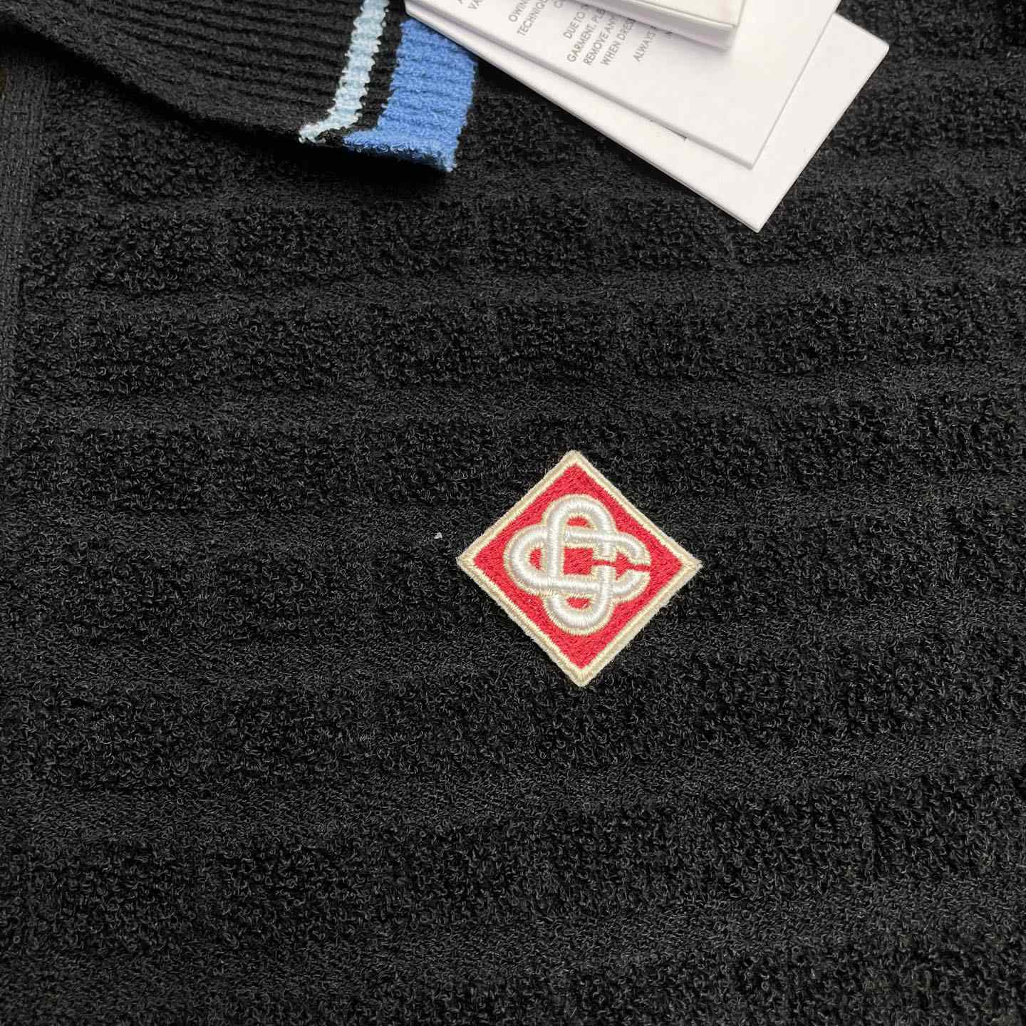 Casablanca Cotton Boucle Polo Shirt   Z6028 - EUR FASHION