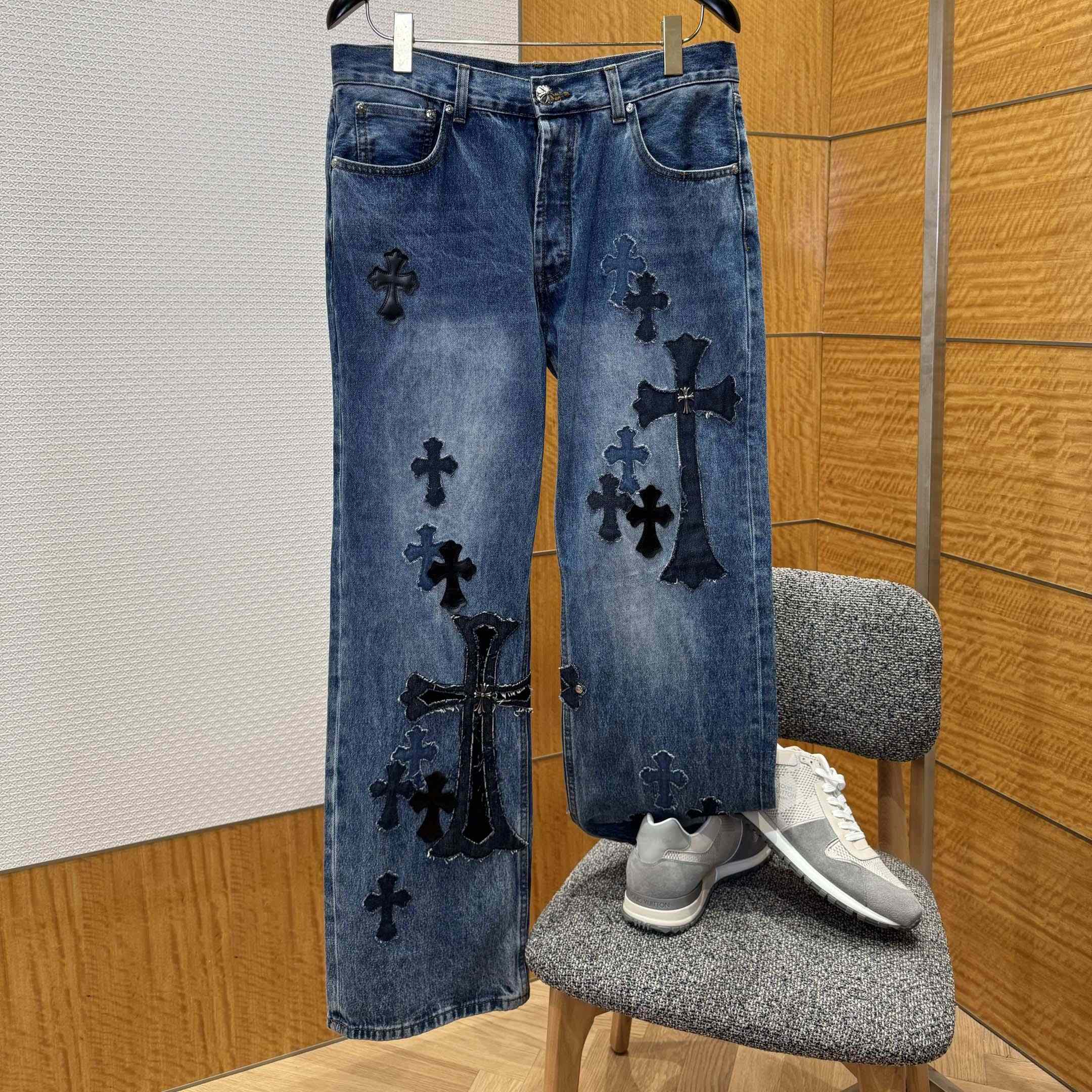 Chrome Hearts Jeans - EUR FASHION
