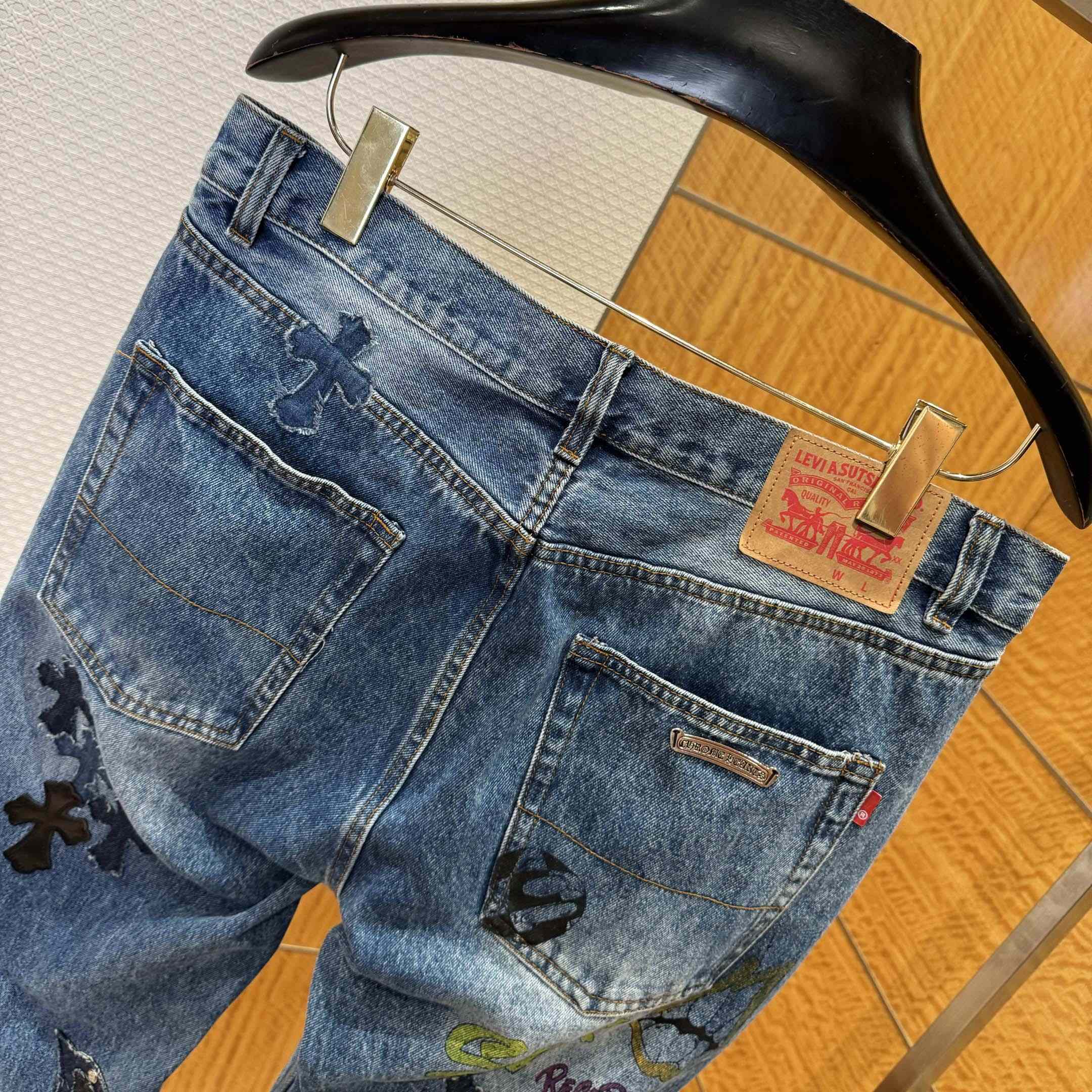 Chrome Hearts Jeans - EUR FASHION