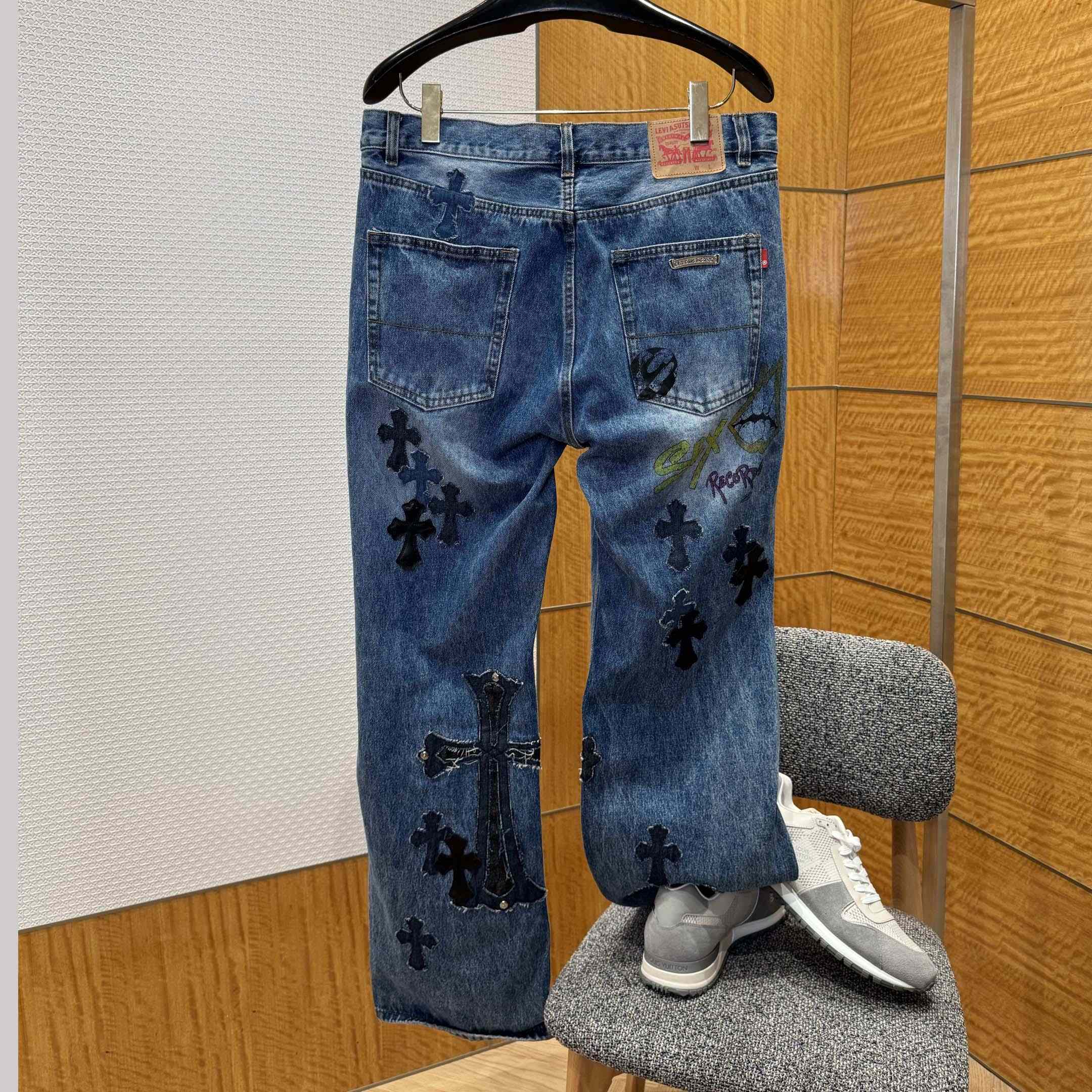 Chrome Hearts Jeans - EUR FASHION