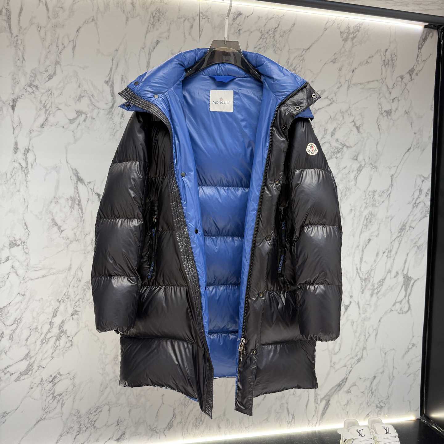 Moncler Hooded Long Down Jacket - EUR FASHION