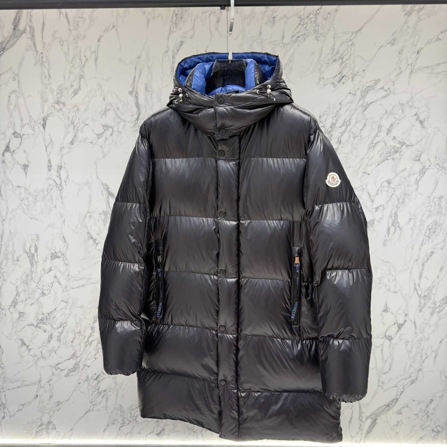 Moncler Hooded Long Down Jacket - EUR FASHION