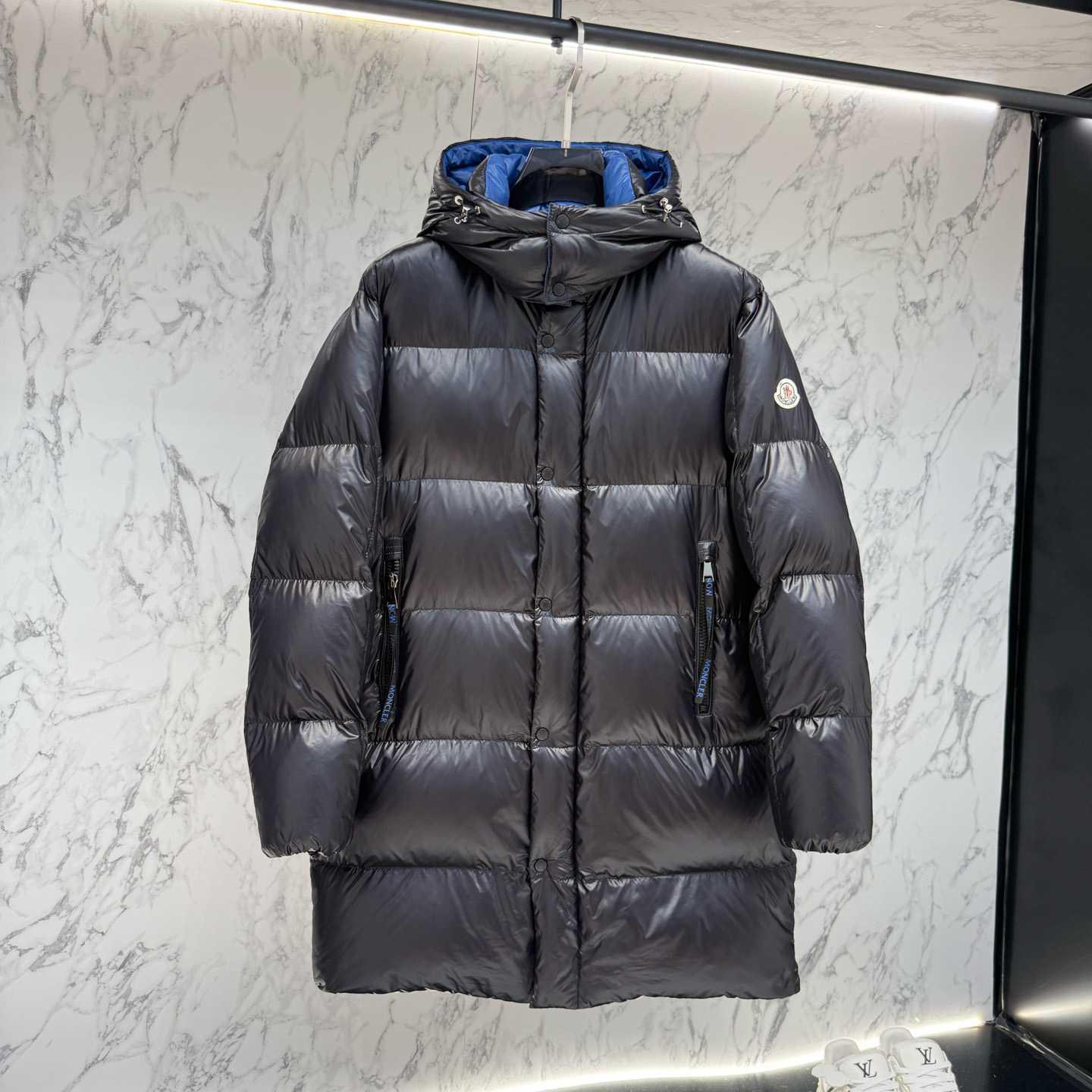 Moncler Hooded Long Down Jacket - EUR FASHION