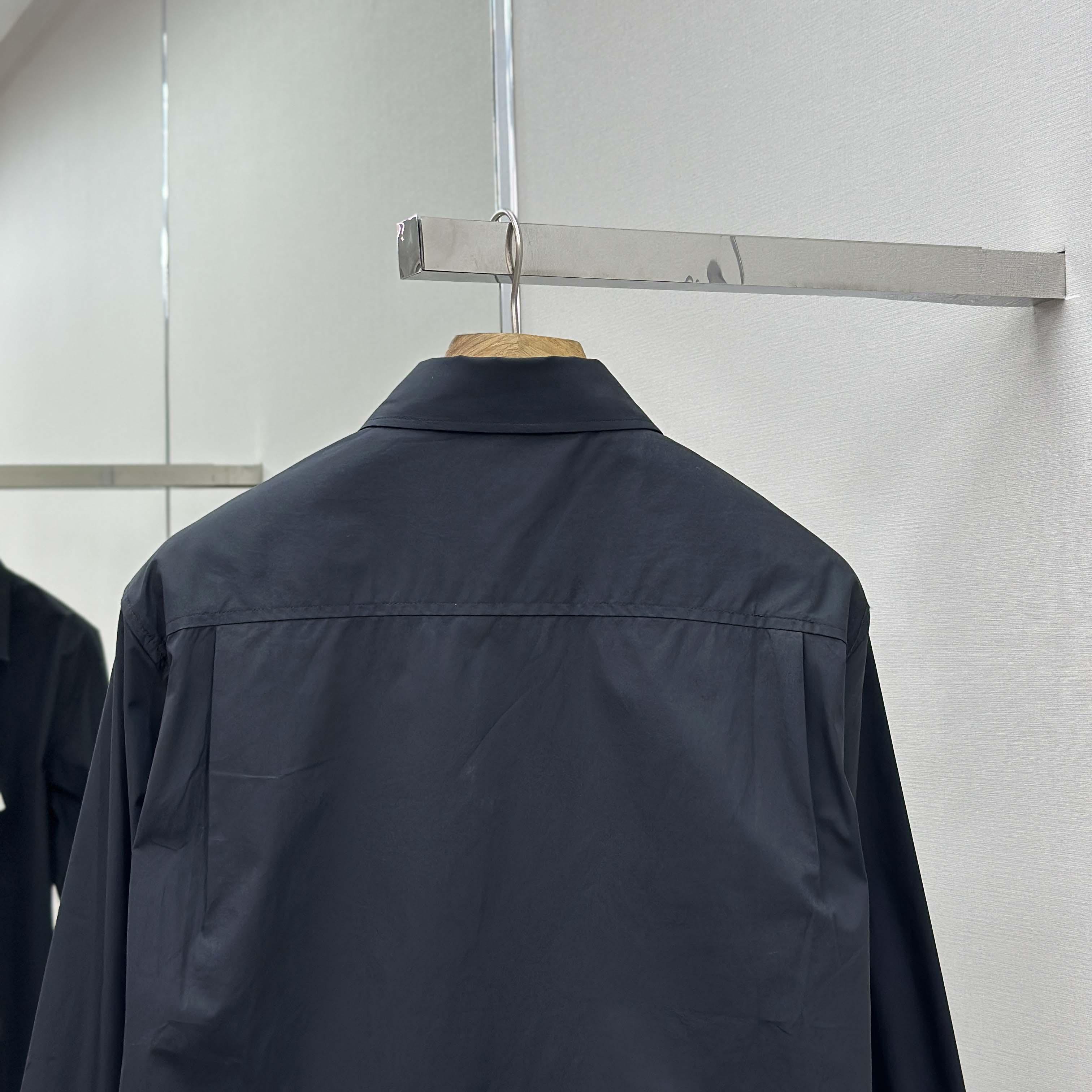 Louis Vuitton Embroidered Signature Long-Sleeved Shirt   1AIMIY - EUR FASHION