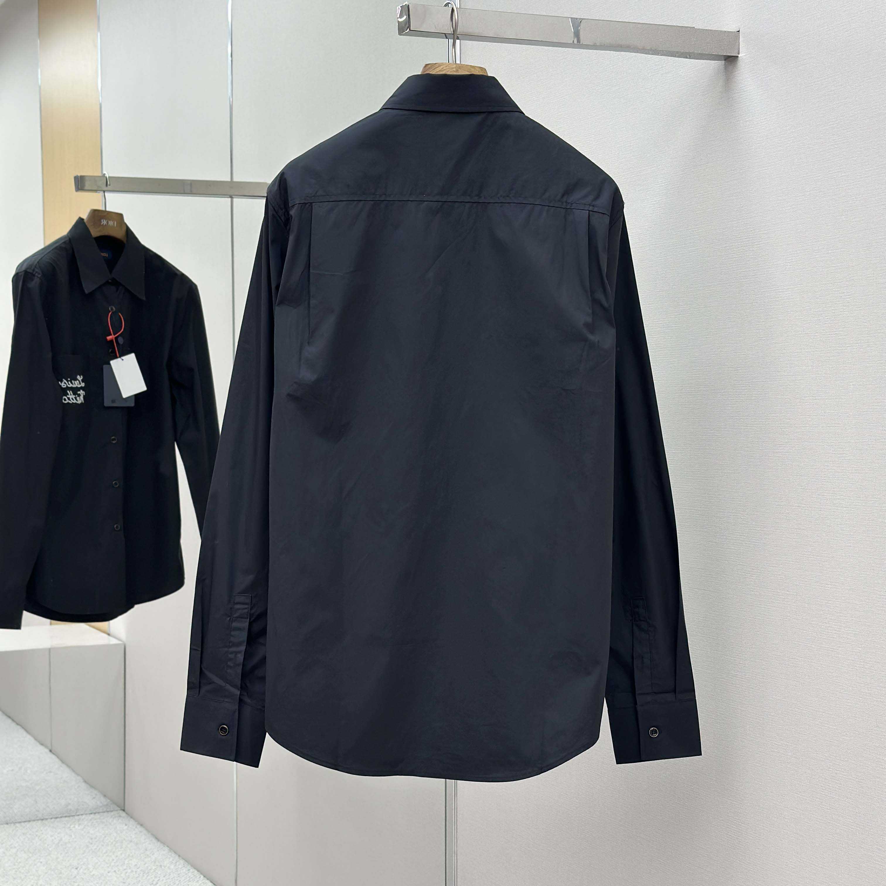 Louis Vuitton Embroidered Signature Long-Sleeved Shirt   1AIMIY - EUR FASHION