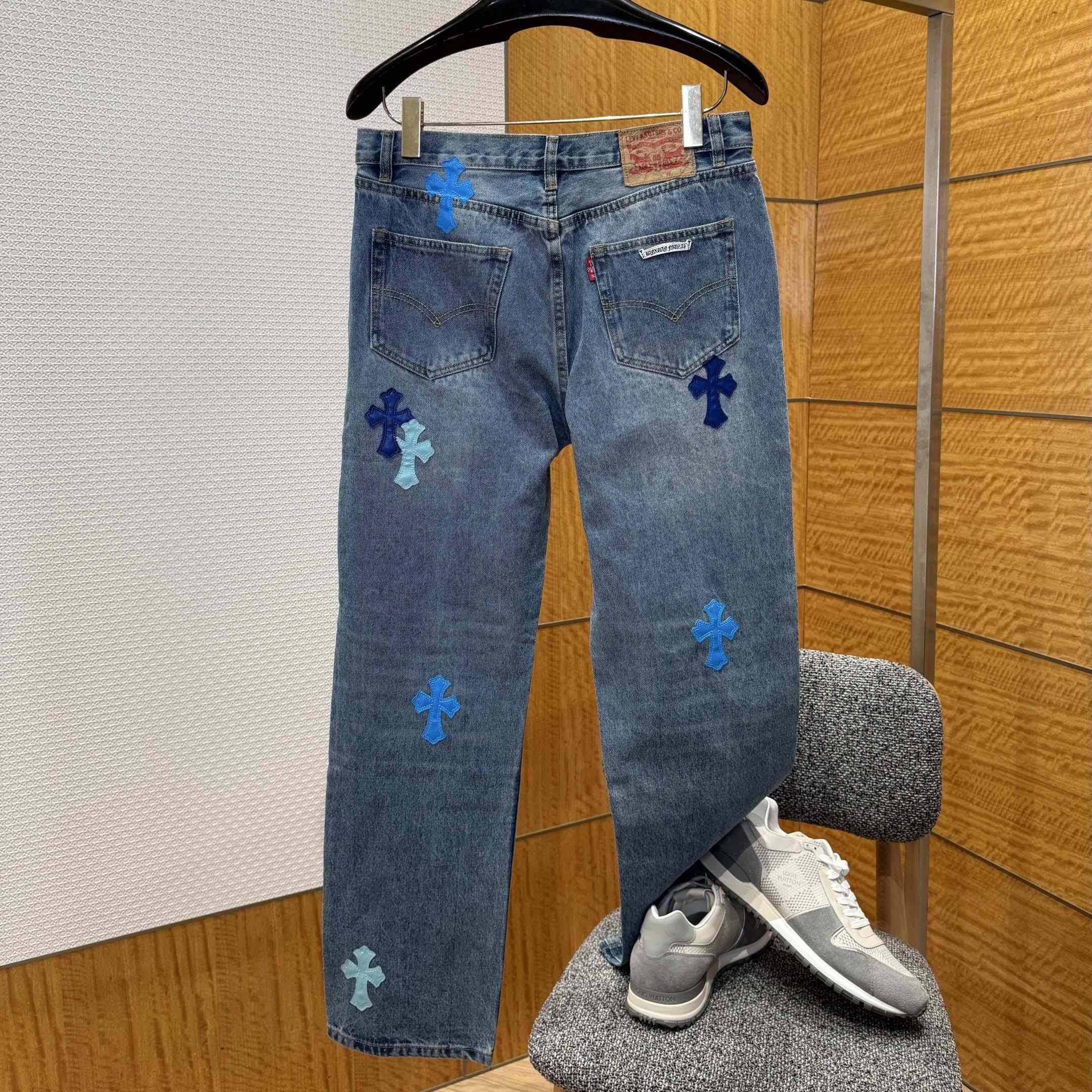 Chrome Hearts Jeans - EUR FASHION