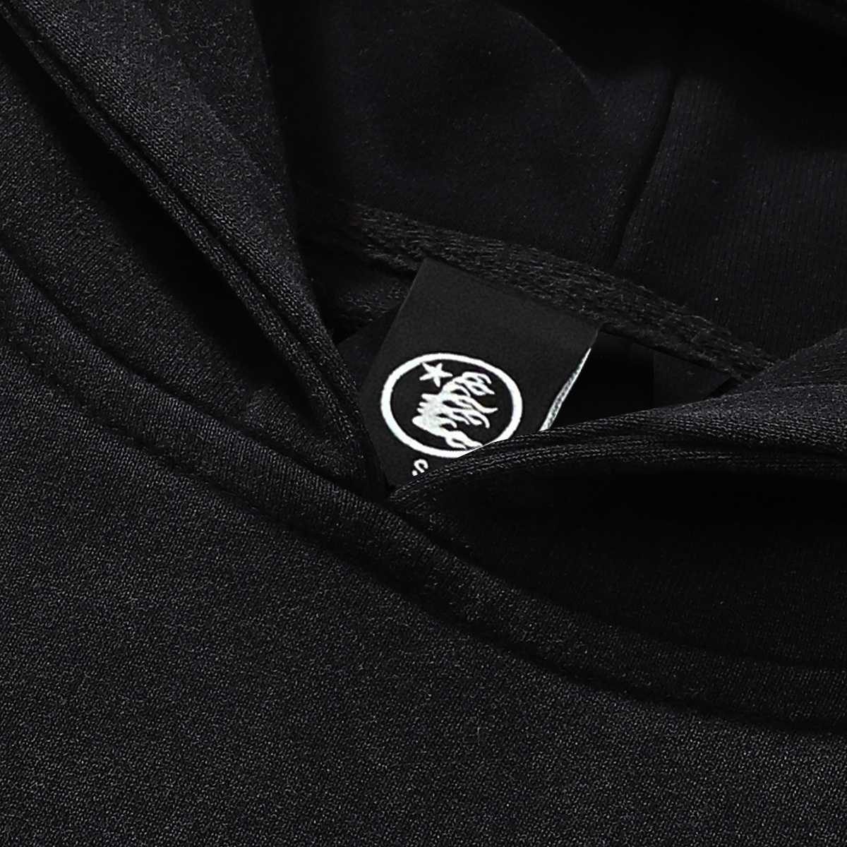 Hellstar Blazing Flame Washed Hoodie  - EUR FASHION