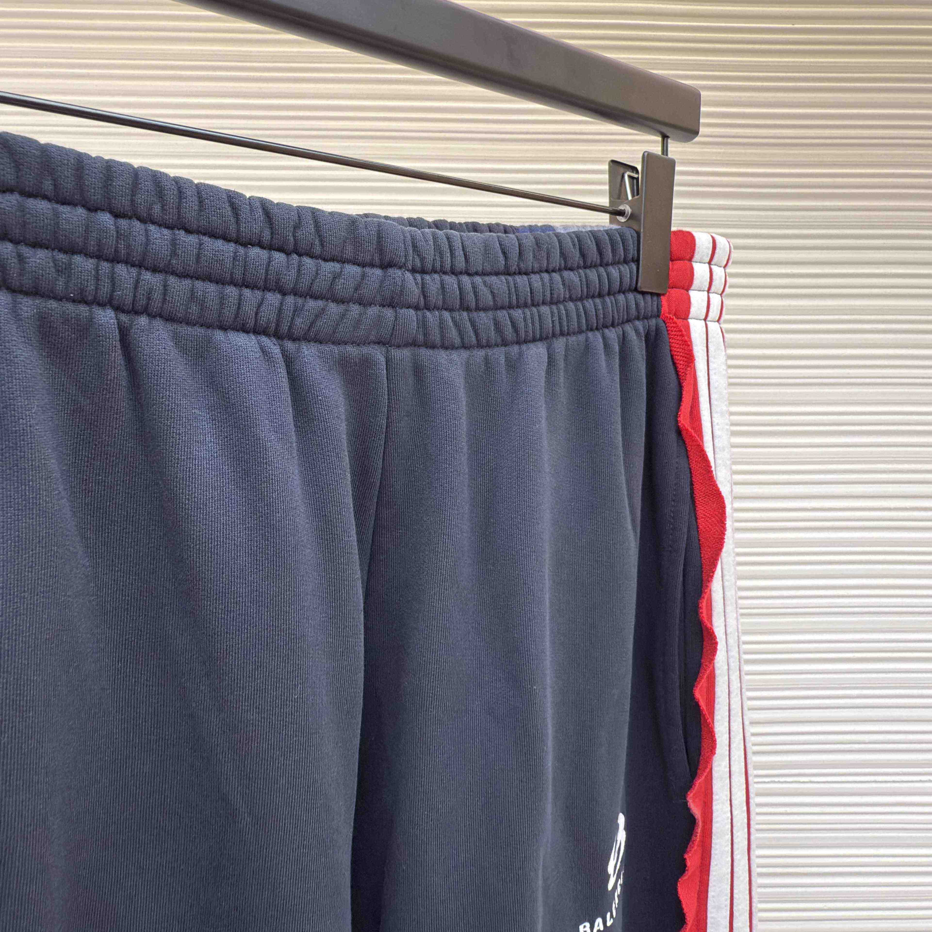 Balenciaga Cut-Up Oversized Sweatpants In Faded Black And White Dry Fleece - EUR FASHION