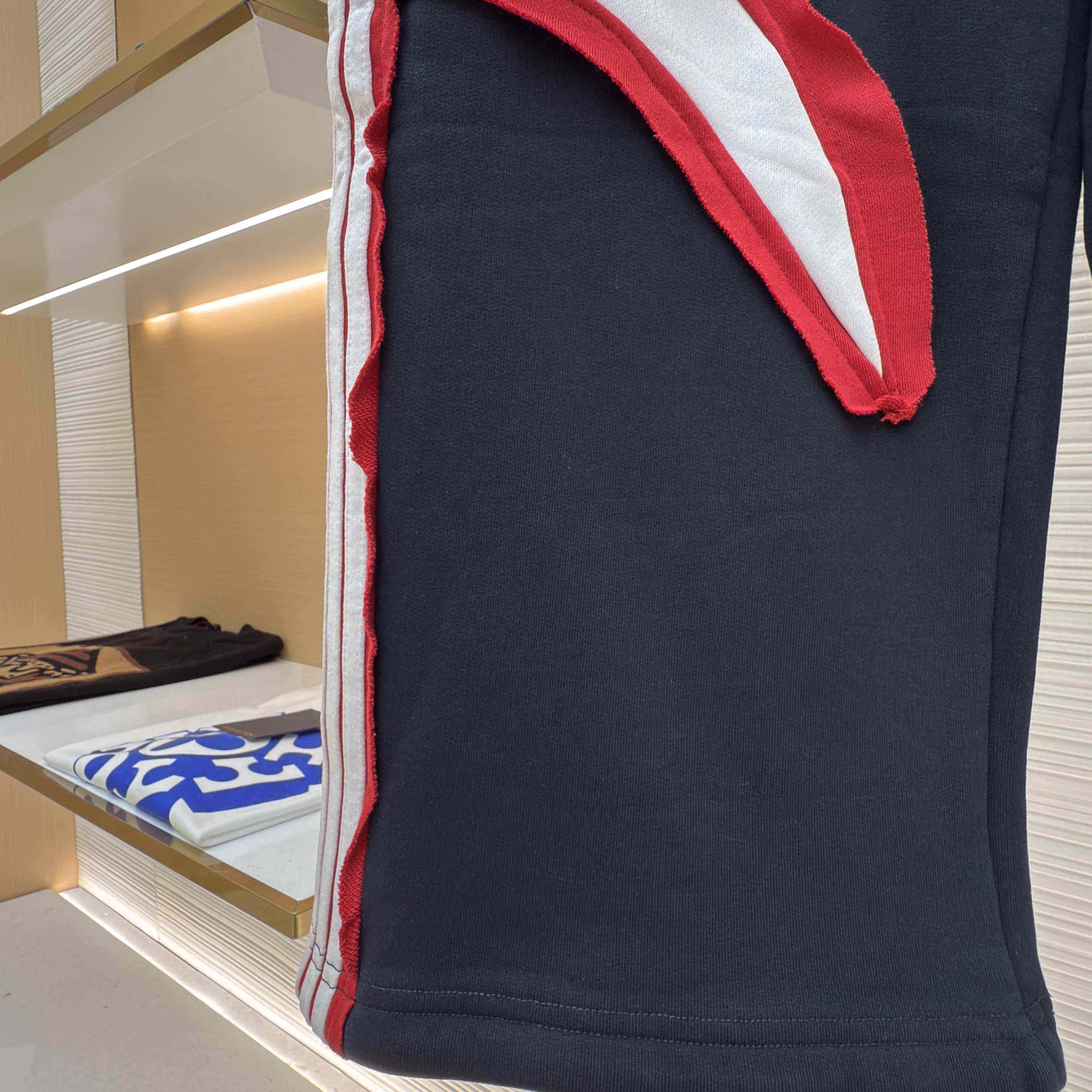 Balenciaga Cut-Up Oversized Sweatpants In Faded Black And White Dry Fleece - EUR FASHION