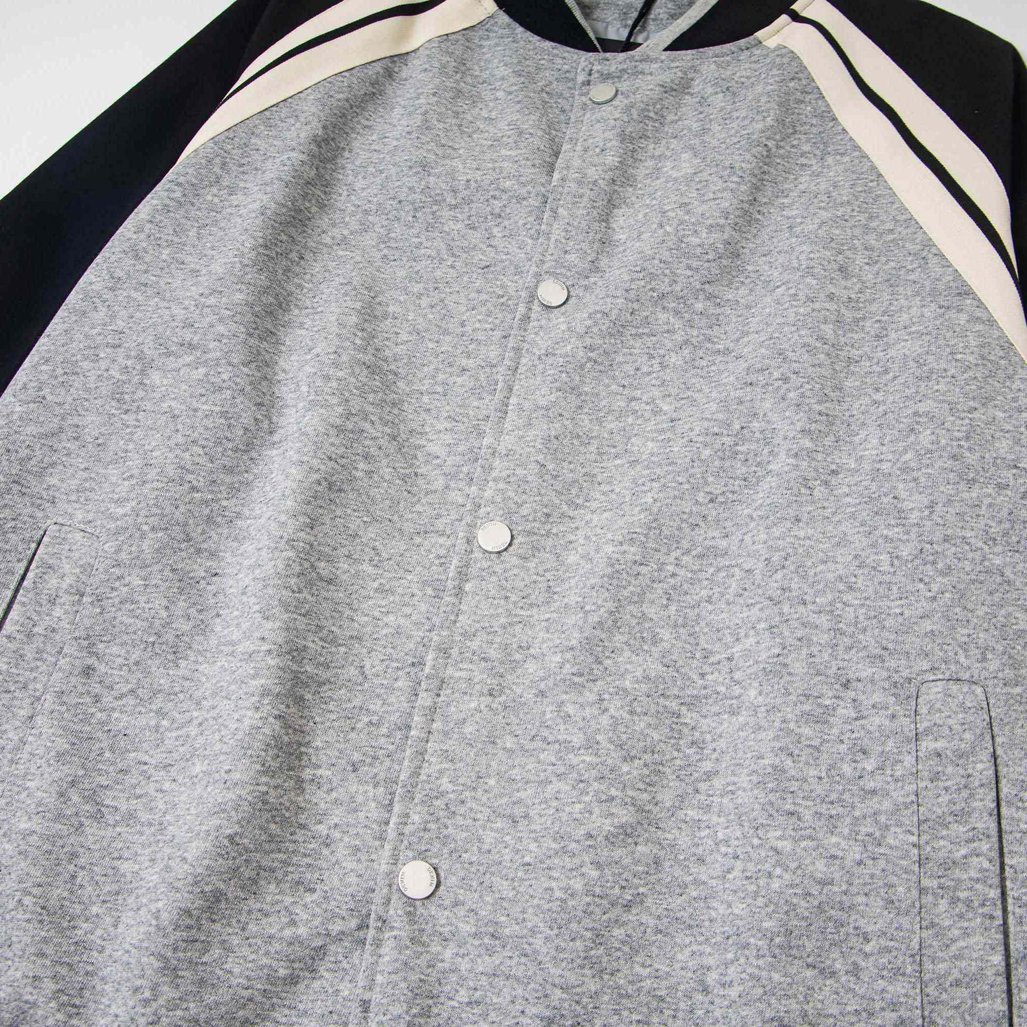 Palm Angels Curved Logo Track Varsity Jacket - EUR FASHION