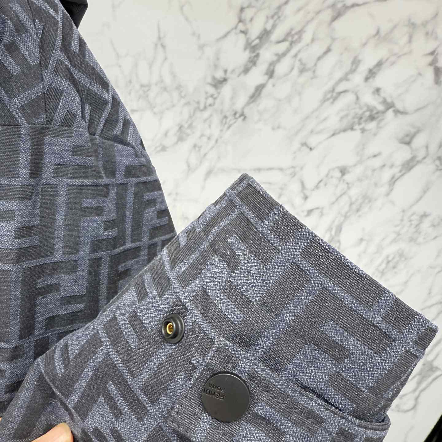 Fendi 'FF Denim Tech' Padded Jacket - EUR FASHION