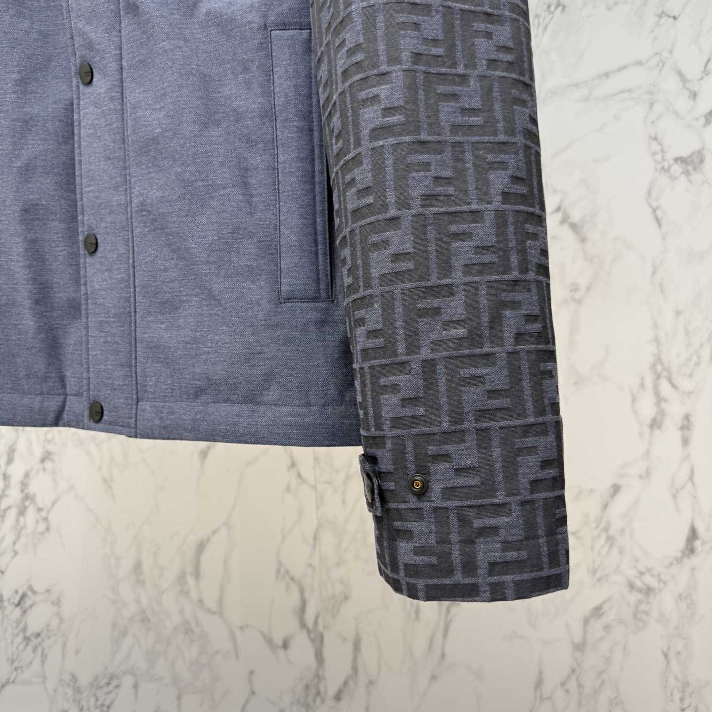 Fendi 'FF Denim Tech' Padded Jacket - EUR FASHION