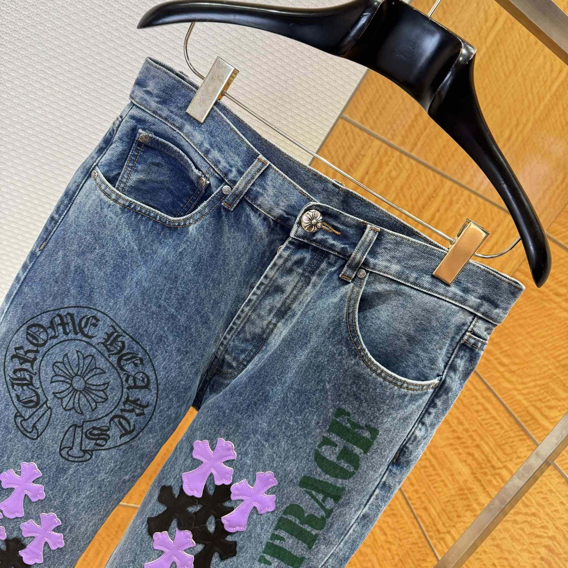 Chrome Hearts Jeans - EUR FASHION