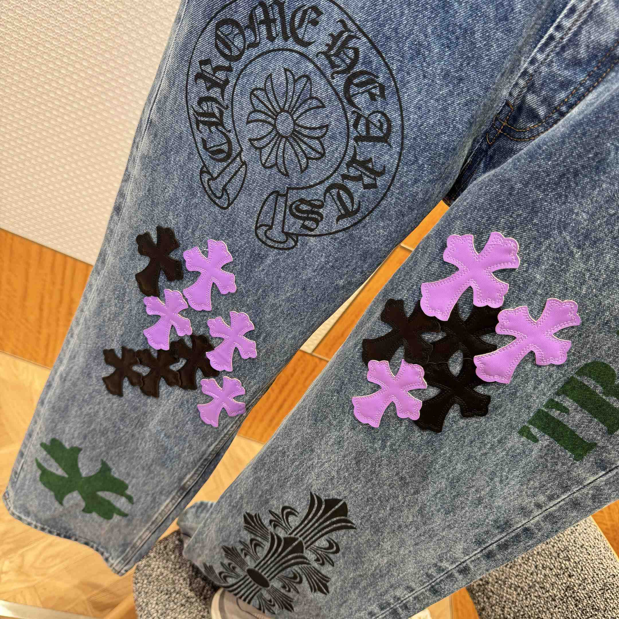 Chrome Hearts Jeans - EUR FASHION