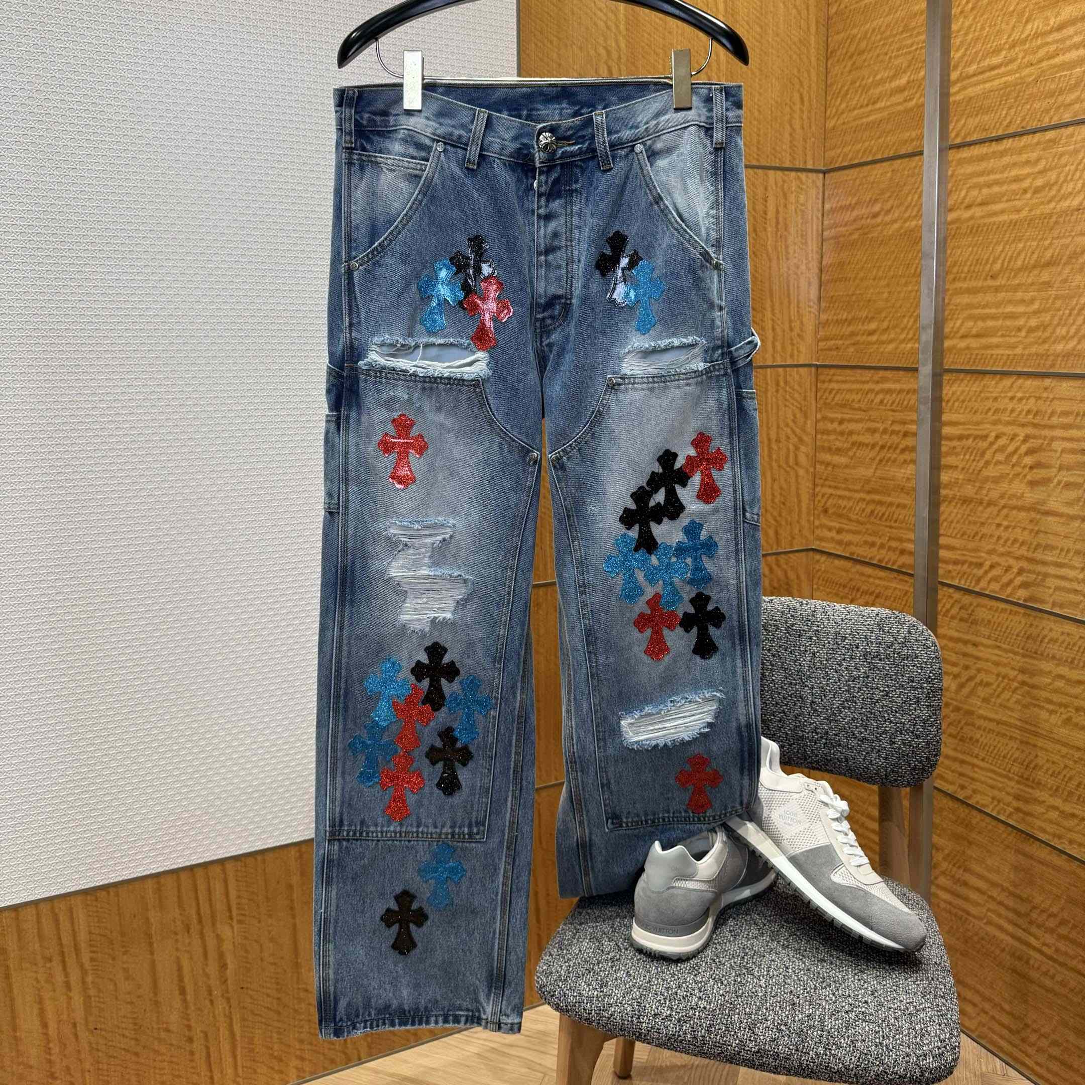 Chrome Hearts Jeans - EUR FASHION