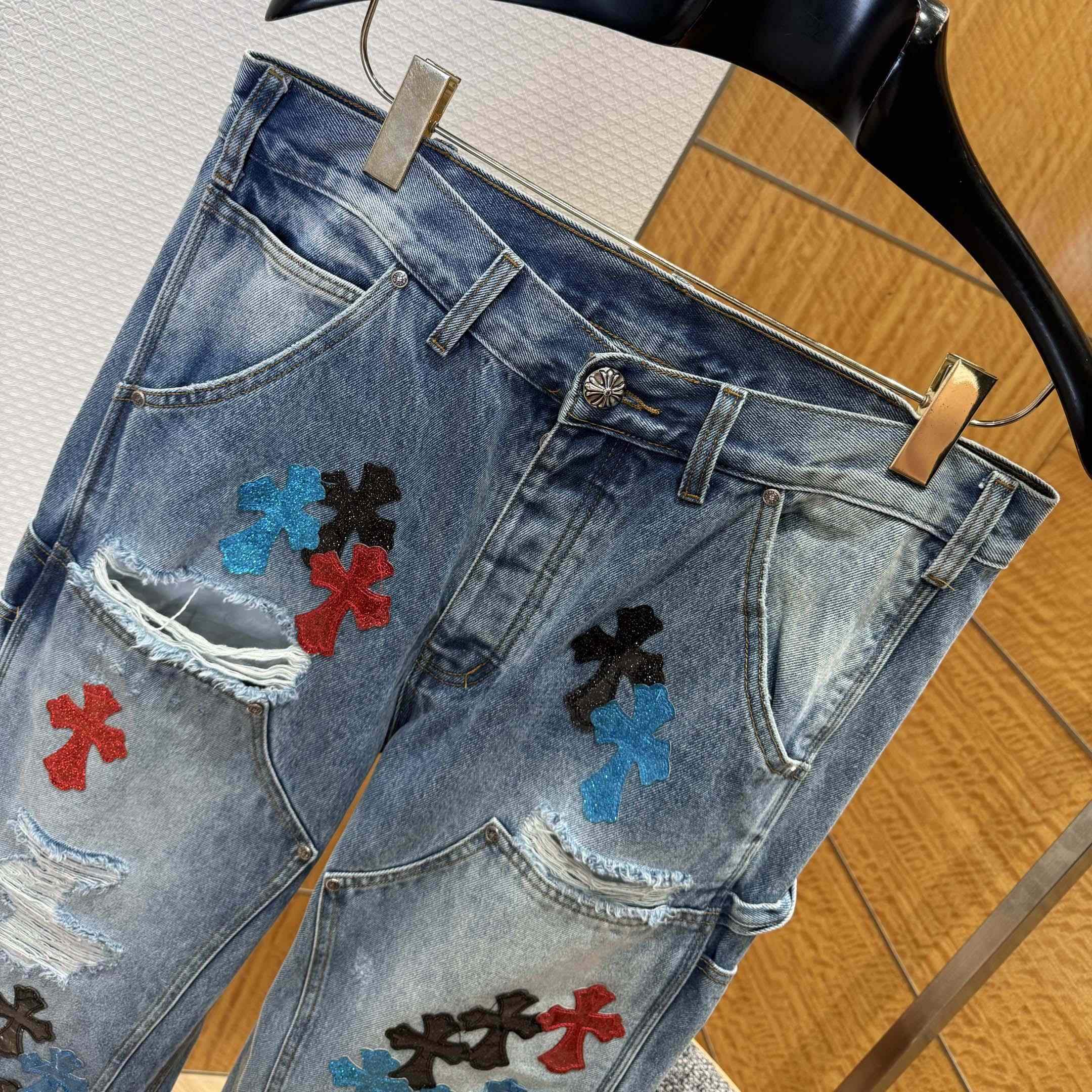 Chrome Hearts Jeans - EUR FASHION