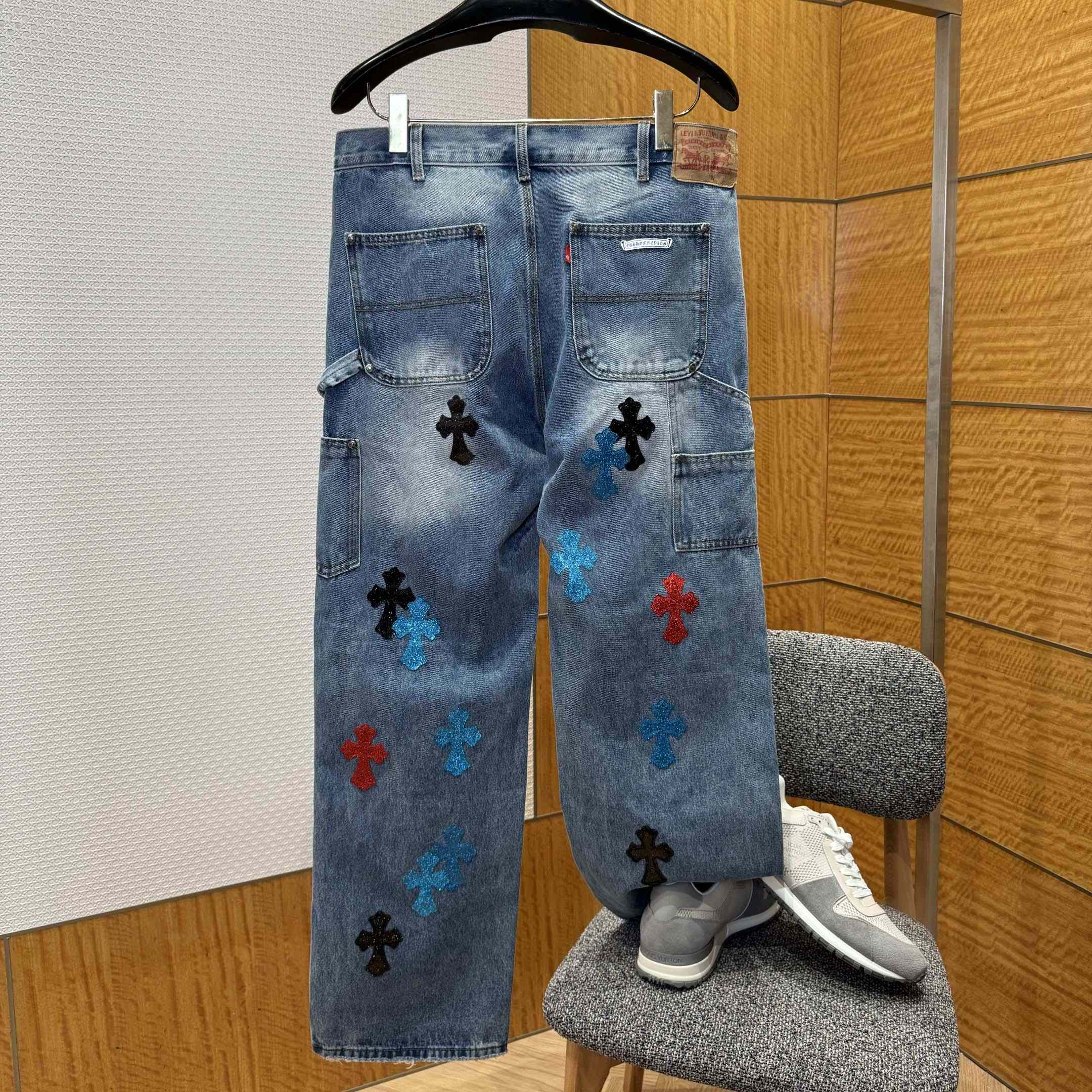 Chrome Hearts Jeans - EUR FASHION
