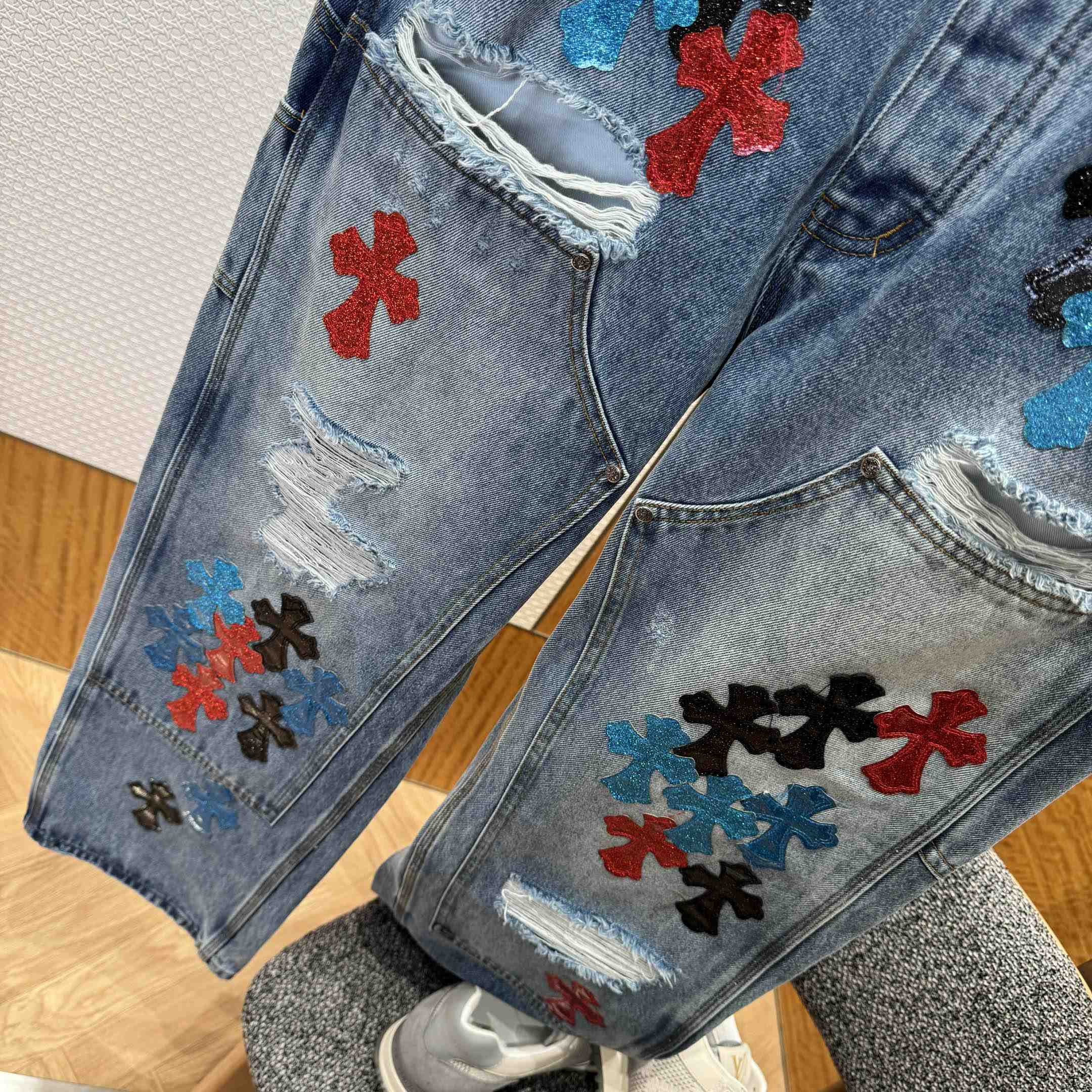 Chrome Hearts Jeans - EUR FASHION