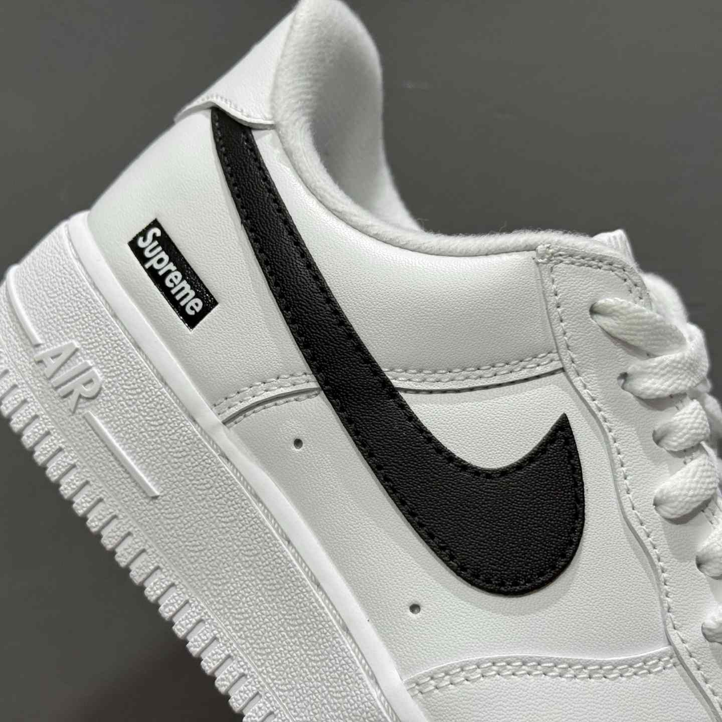 Supreme x Nike Air Force 1 Low “Box Logo - White Black” G Edition CU9225-102 - EUR FASHION