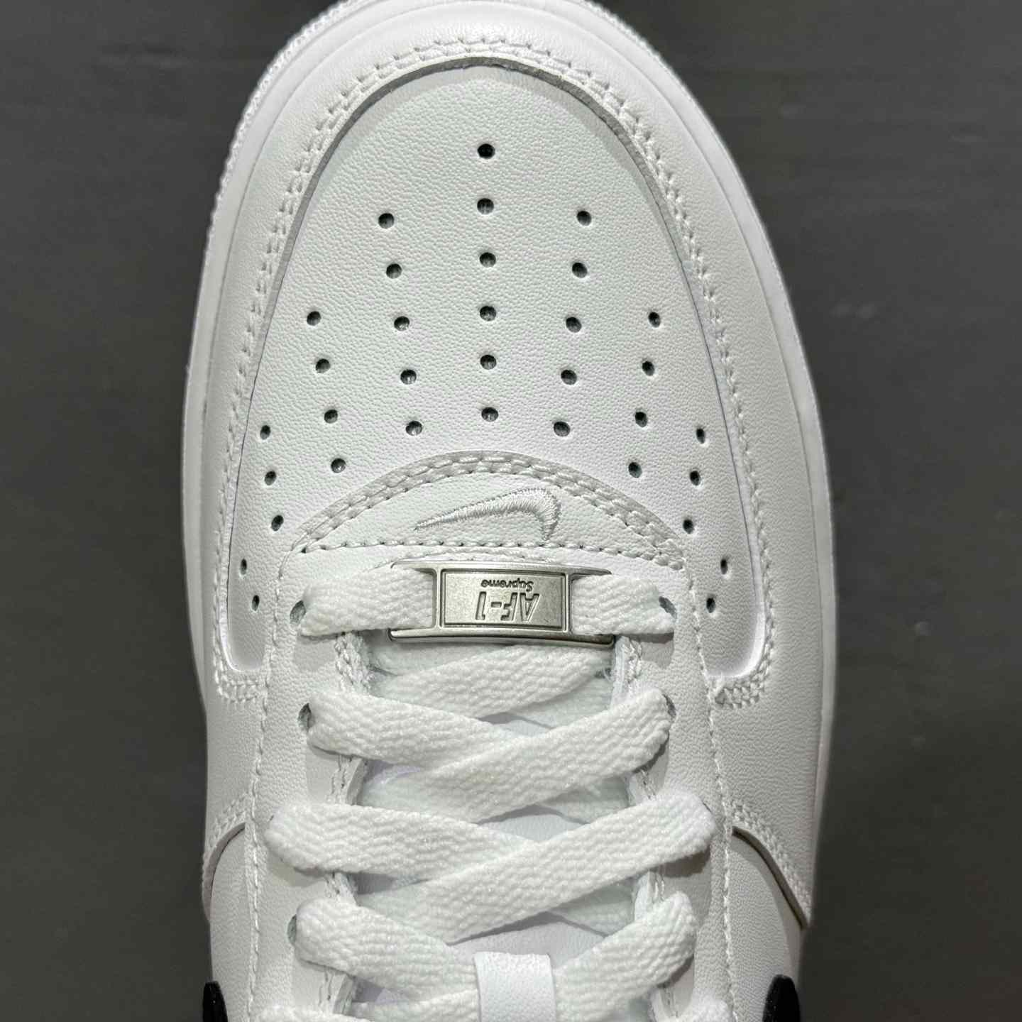 Supreme x Nike Air Force 1 Low “Box Logo - White Black” G Edition CU9225-102 - EUR FASHION