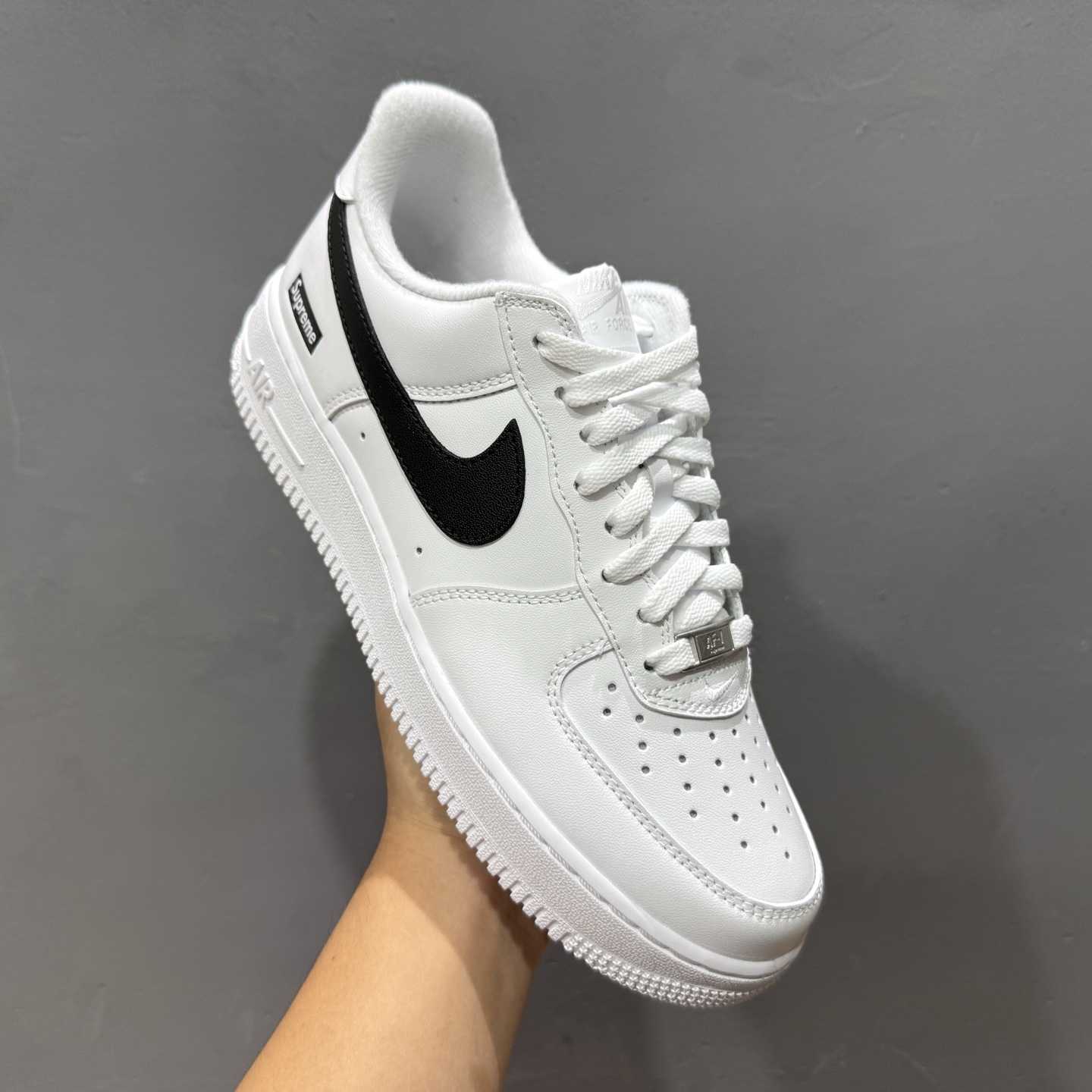 Supreme x Nike Air Force 1 Low “Box Logo - White Black” G Edition CU9225-102 - EUR FASHION