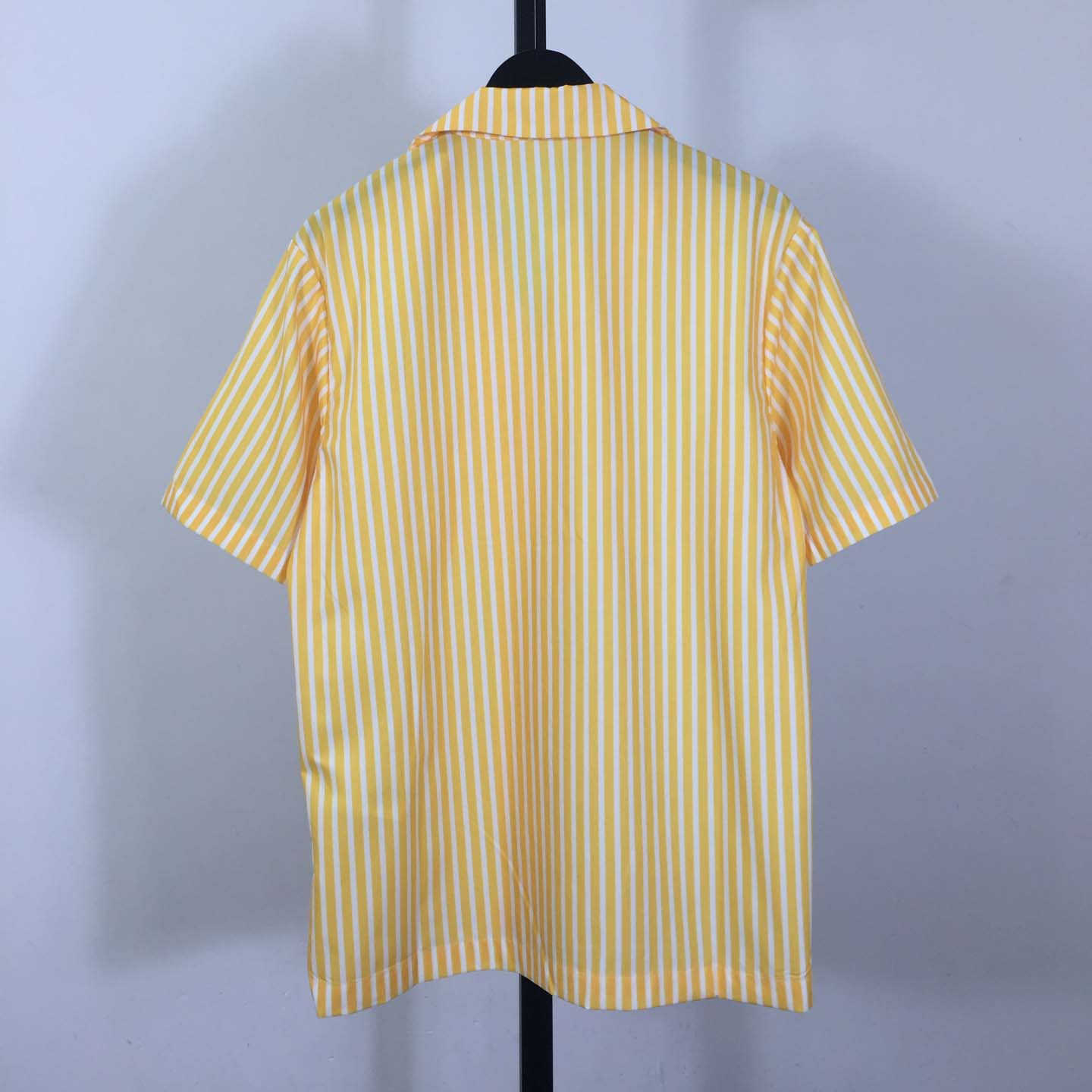 Louis Vuitton Monogram Striped Patchwork Short-Sleeved Shirt   1AHVWT - EUR FASHION