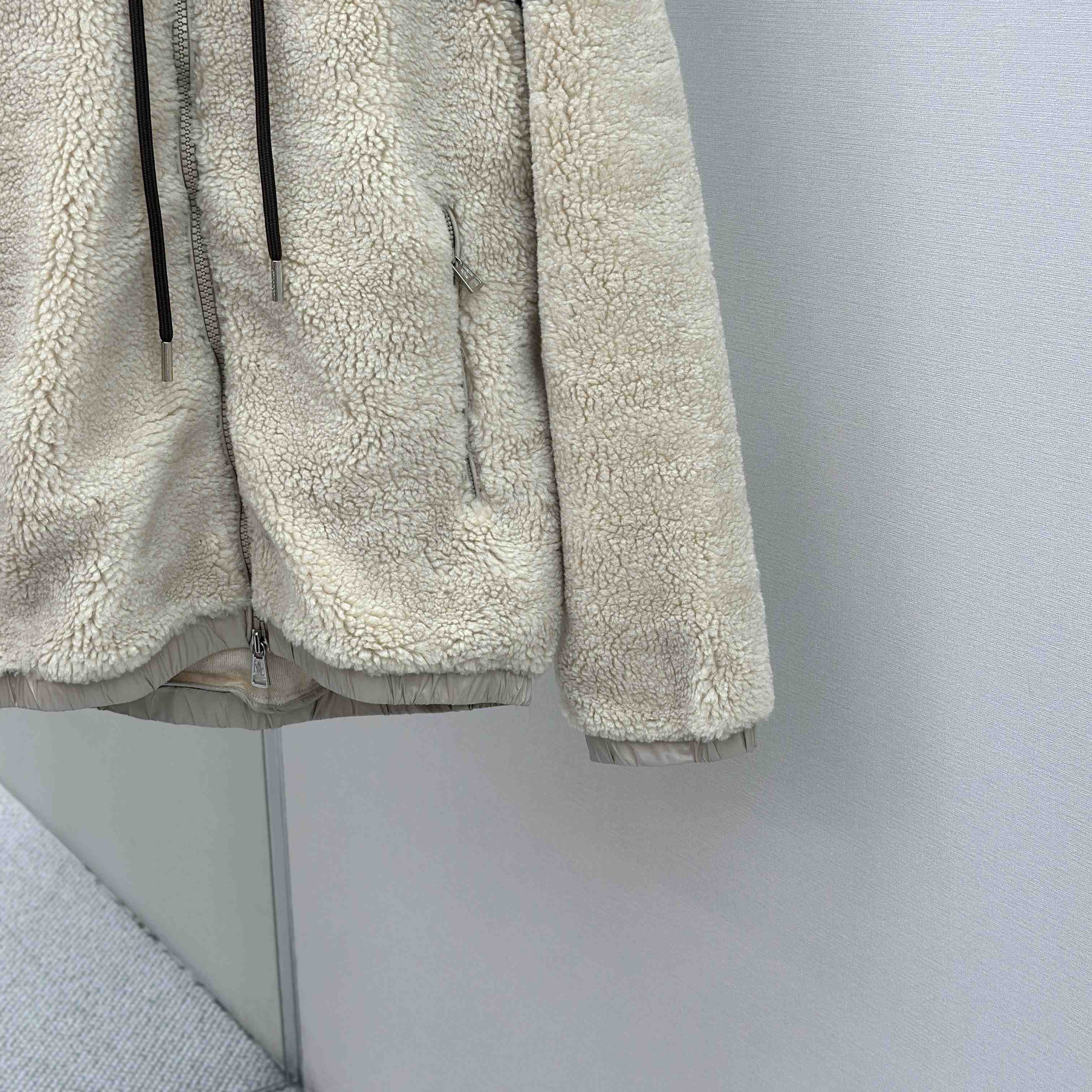 Moncler Geometric Jacquard Wool Blend Hoodie - EUR FASHION