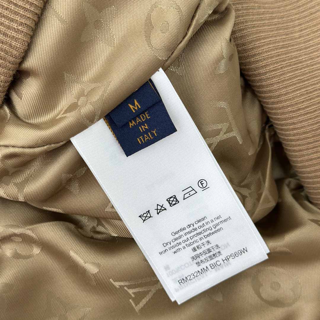 Louis Vuitton Leather Patch Fleece Blouson   1AFXTM - EUR FASHION
