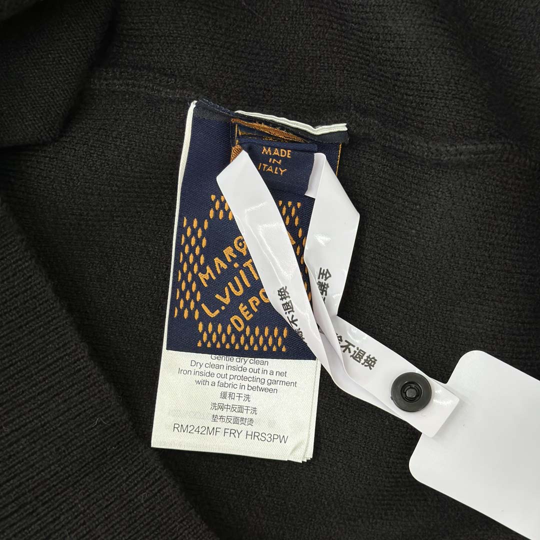 Louis Vuitton Knit Blouson With Leather Details   1AH347 - EUR FASHION