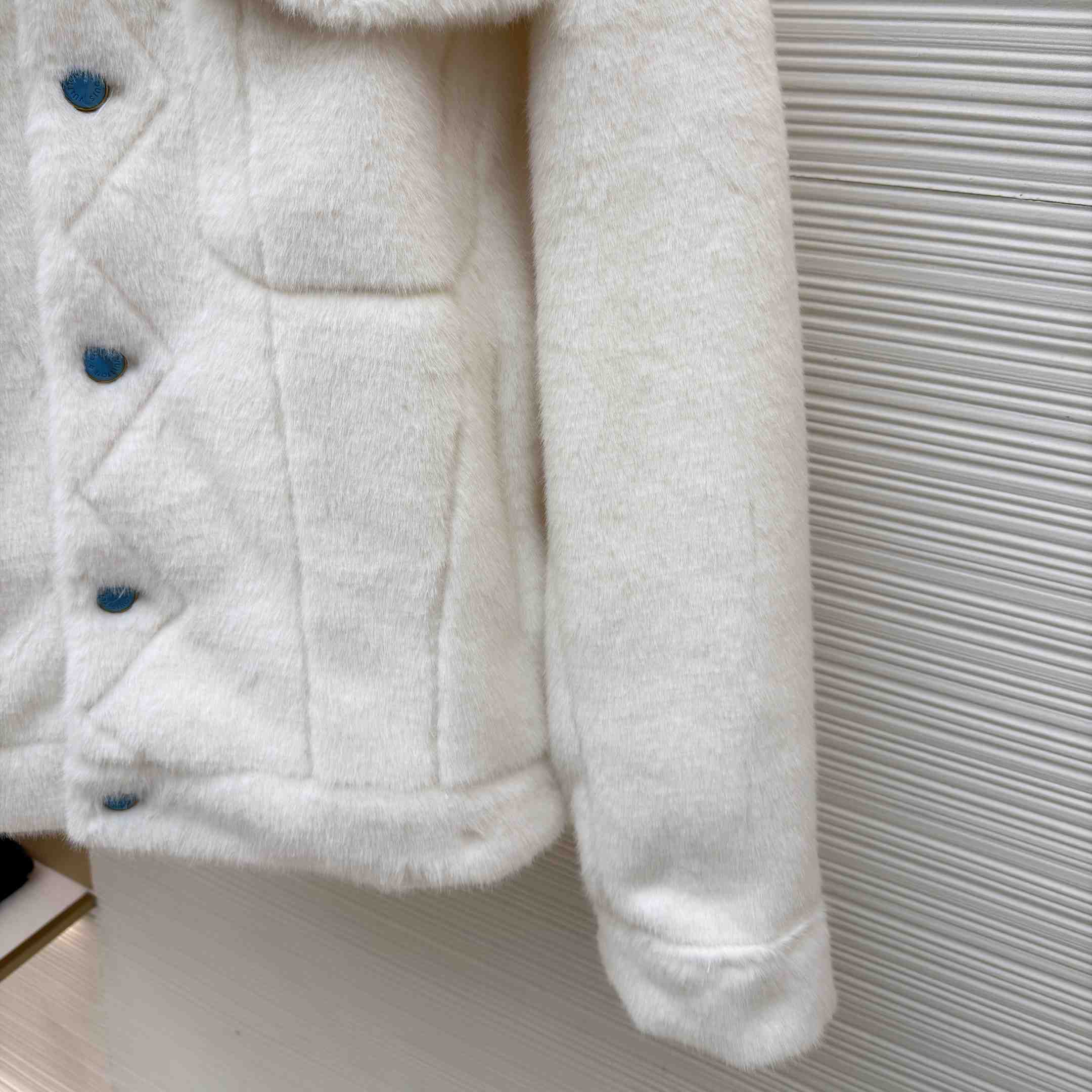 Louis Vuitton Mink Trucker Jacket   1AFXB6 - EUR FASHION