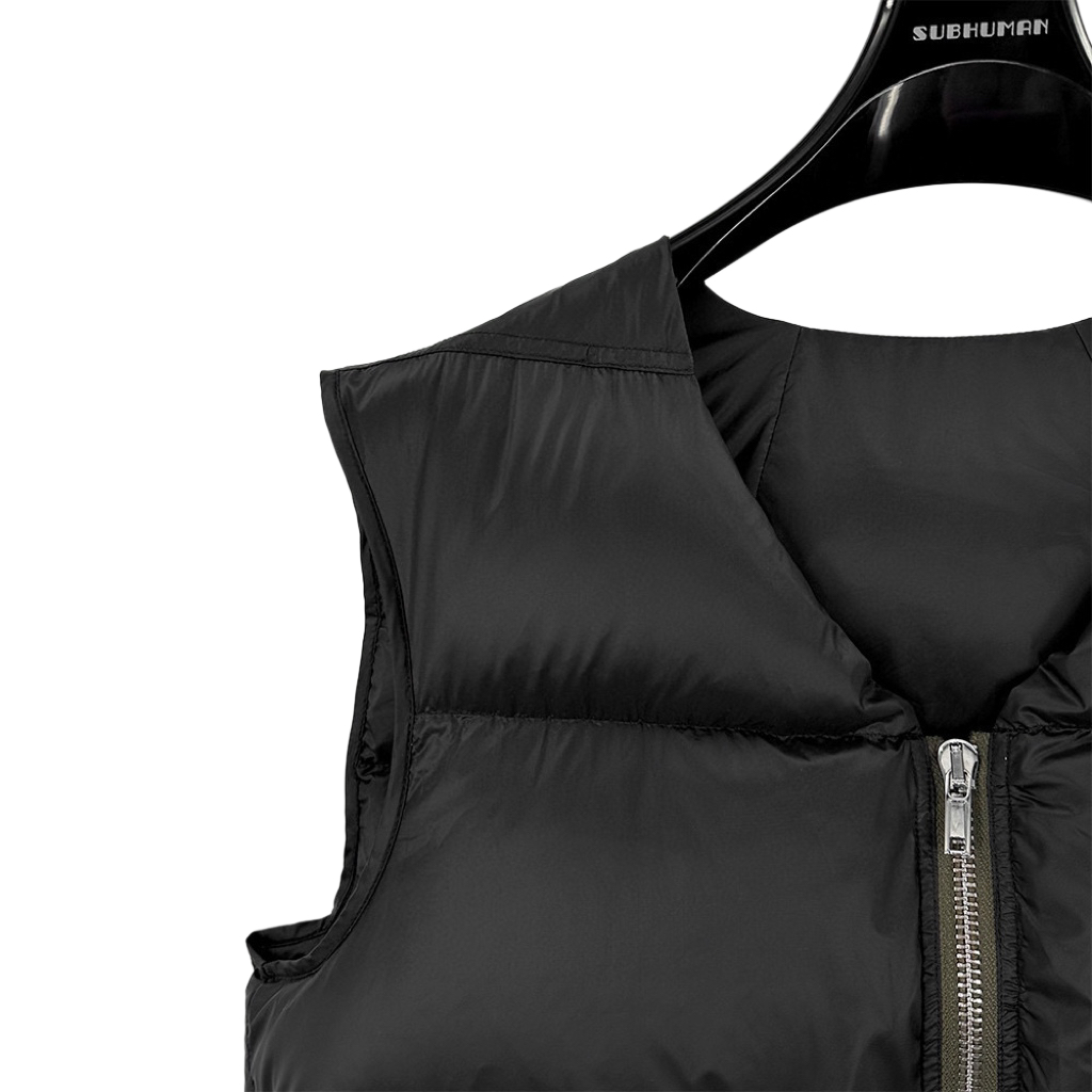 Rick Owens Pocket Goose Down Puffer Vest - EUR FASHION